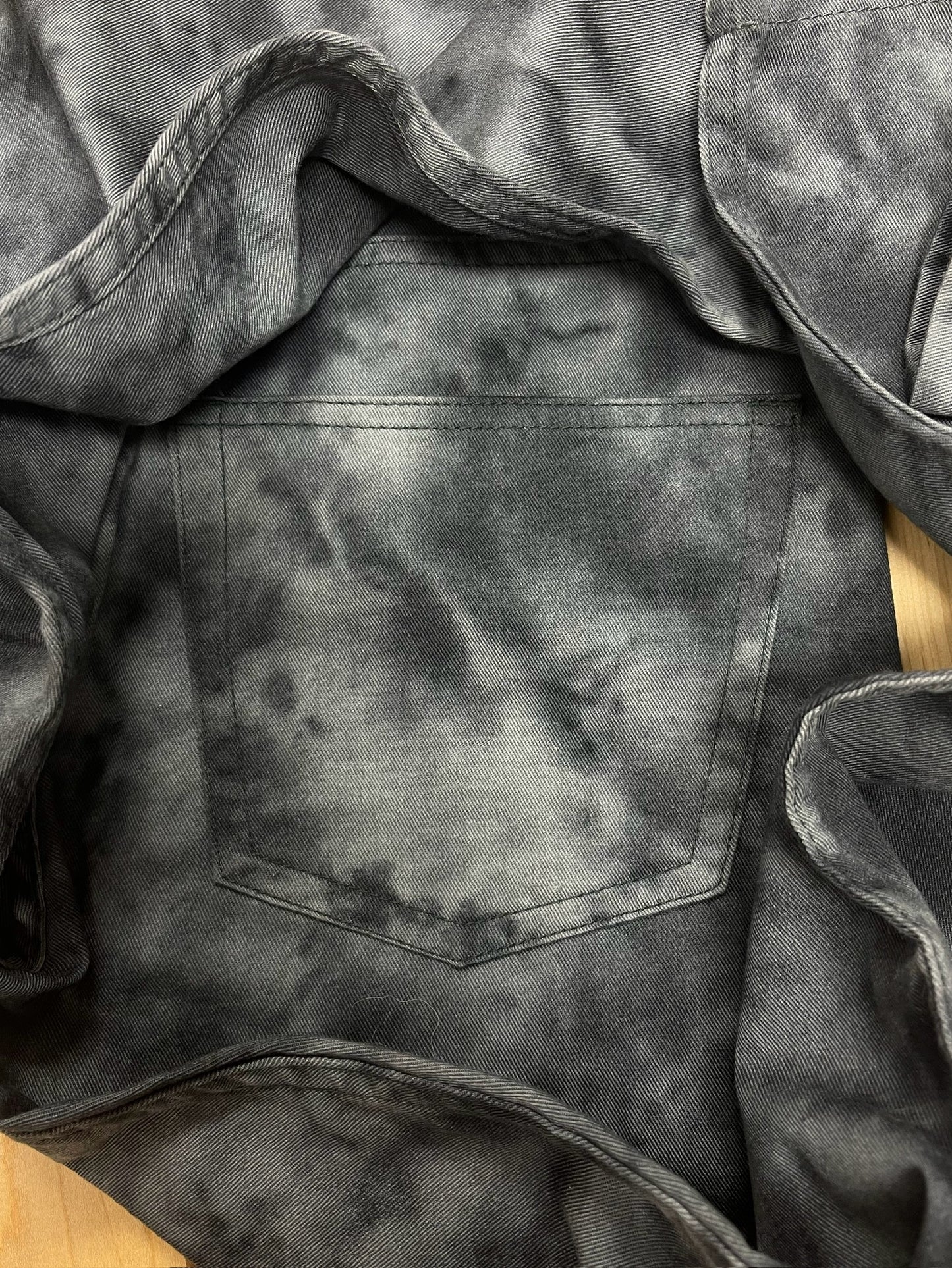 Tornado Mart ‘Smoke Wash’ Black Flared Denim