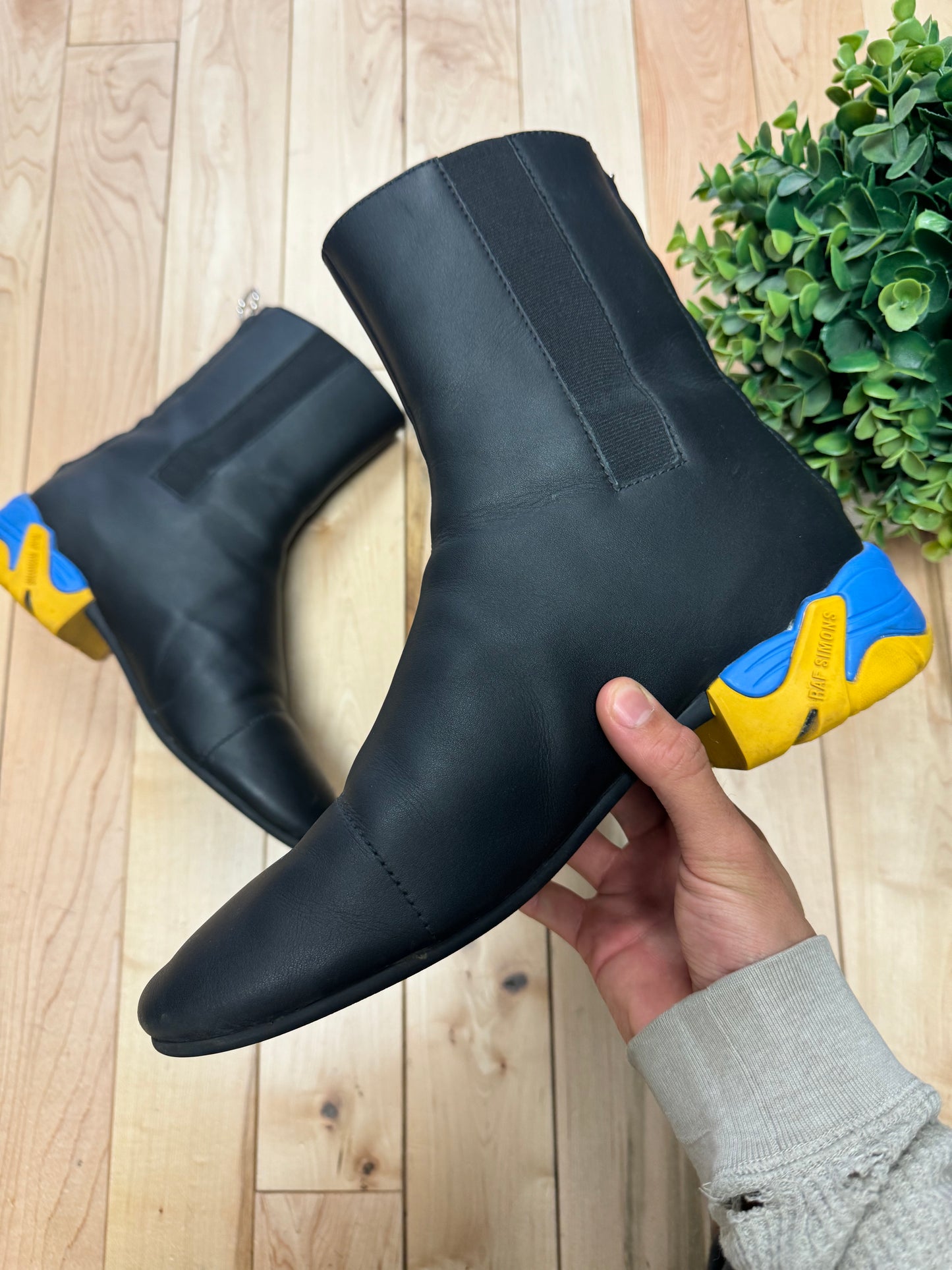 SS2021 Raf Simons ‘Cyclon’ Leather Boots
