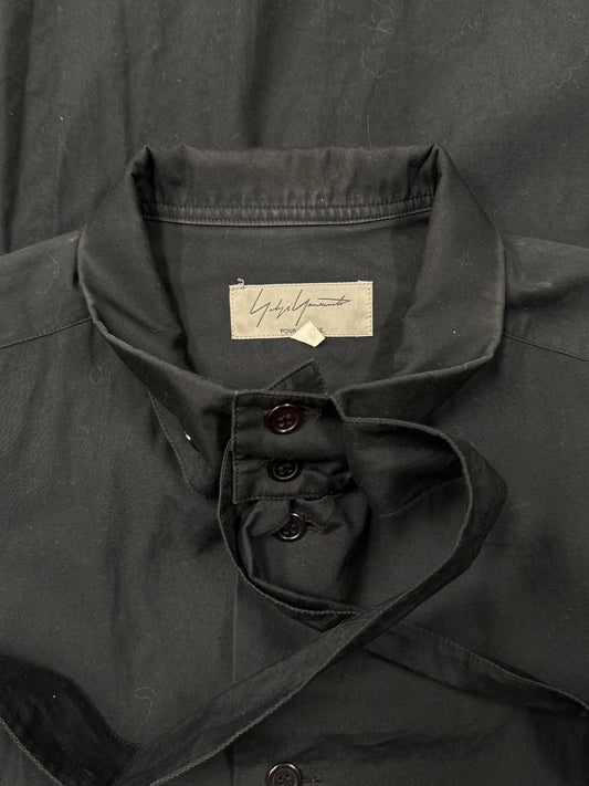 Yohji Yamamoto Pour Homme ‘Tie Collar’ Button Down Shirt