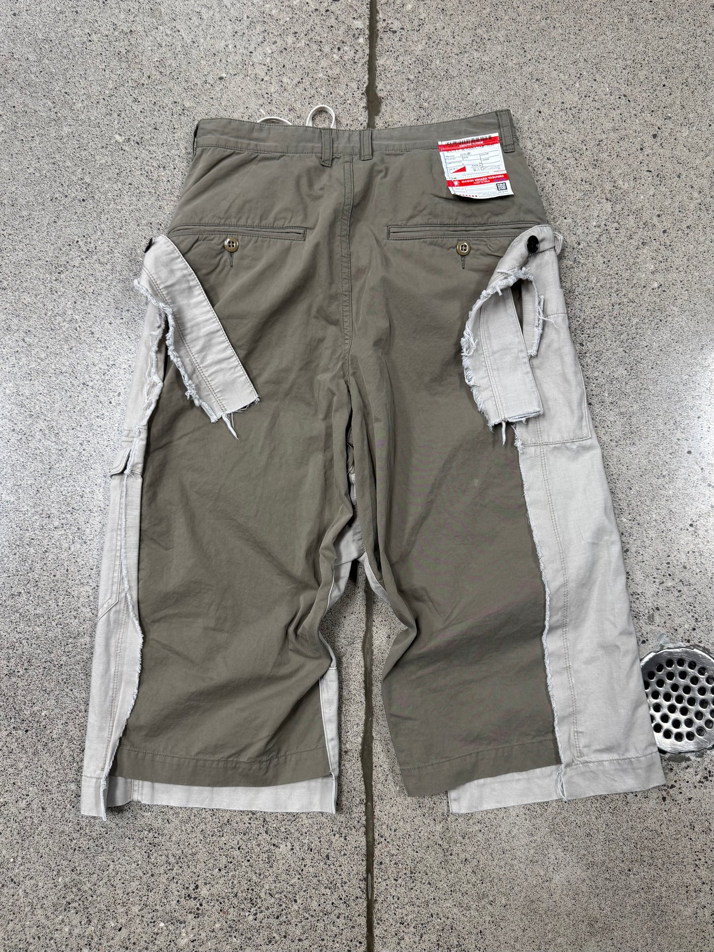 SS2021 Mihara Yasuhiro Reconstructed Military Cargo Shorts