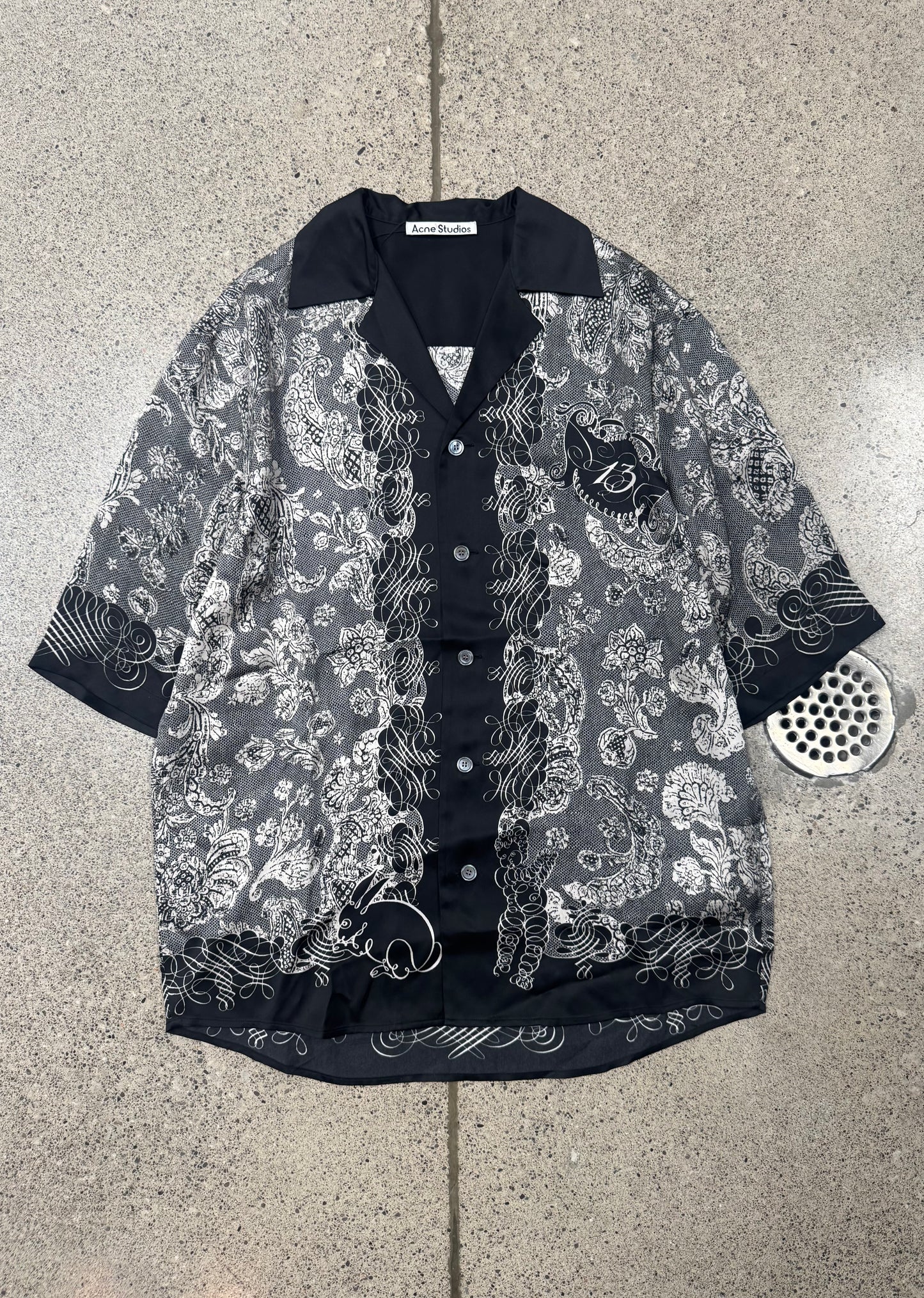 Acne Studios ‘Sowen’ Camp Collar Viscose Shirt