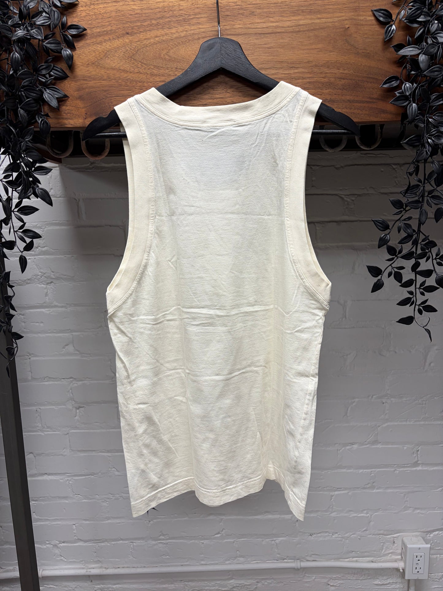 Vintage 2006 Dolce & Gabbana ‘Marilyn Monroe’ Portrait Print White Tank Top