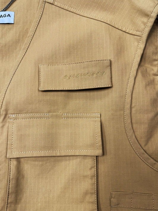 SS2017 Balenciaga Ripstop RTW Runway Oversized Cargo Vest