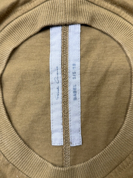 SS2019 Rick Owens ‘Mustard’ Tank Top