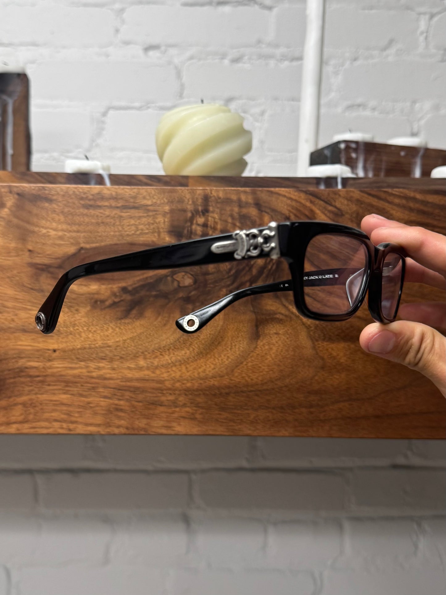 Chrome Hearts ‘Hey Jack-U Late’ Dagger Logo Prescription Glasses