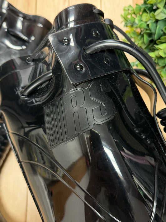 SS2018 Raf Simons Futuristic Black Wellington Rain Boots