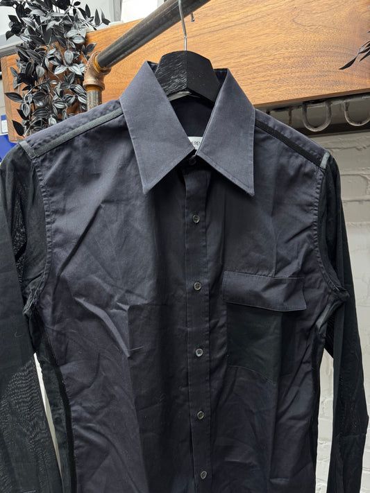 Yves Saint Laurent ‘Rive Gauche’ by Tom Ford Semi-Sheer ‘Tuxedo’ Dress Shirt