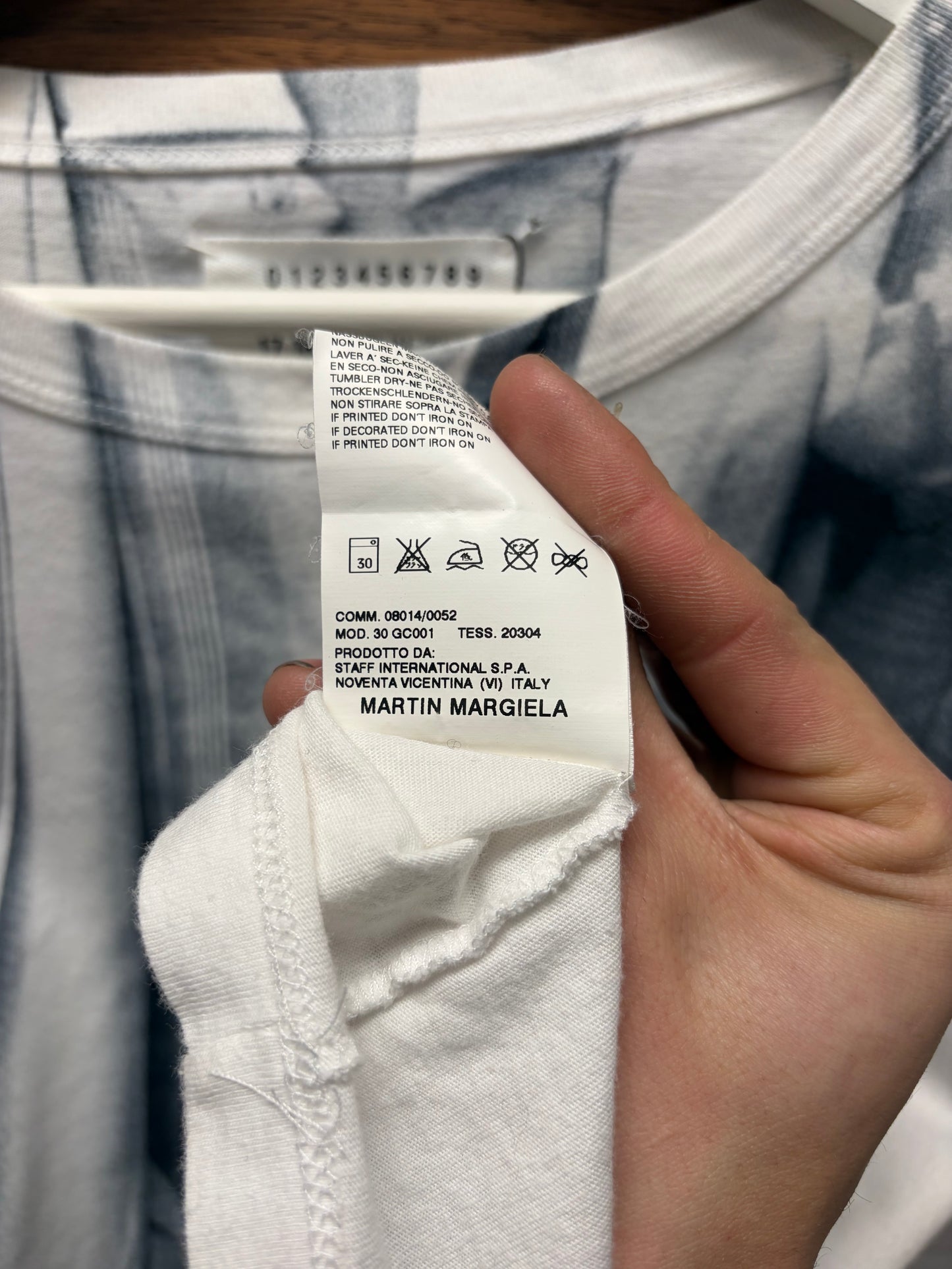 SS2005 Maison Martin Margiela Trompe L’œil ‘Vest & Scarf’ Long Sleeve Shirt