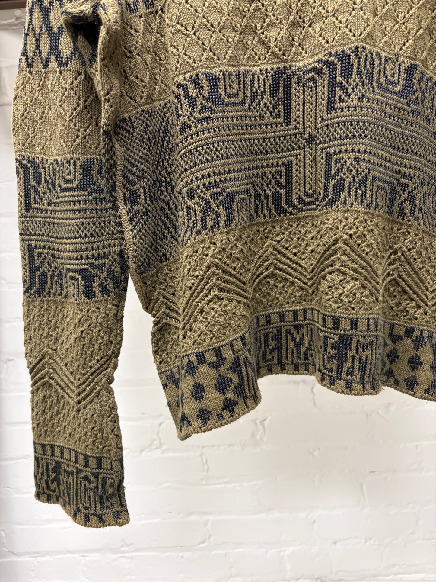 Vintage Jean Paul Gaultier ‘Mixed Patterns’ Cutout Knit Sweater