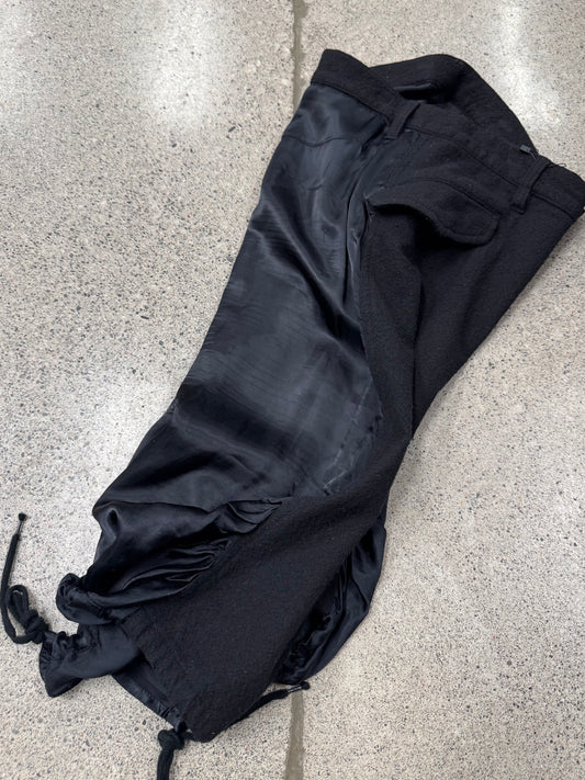 Yohji Yamamoto ‘Y’s’ Fishtail Wool/Silk Parachute Skirt