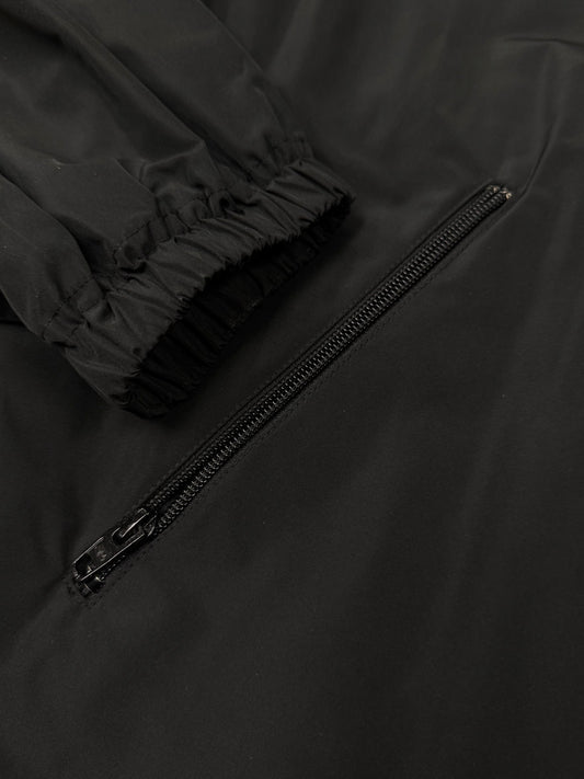 2019 Balenciaga ‘Archetype Logo’ Windbreaker Shell Trench Coat