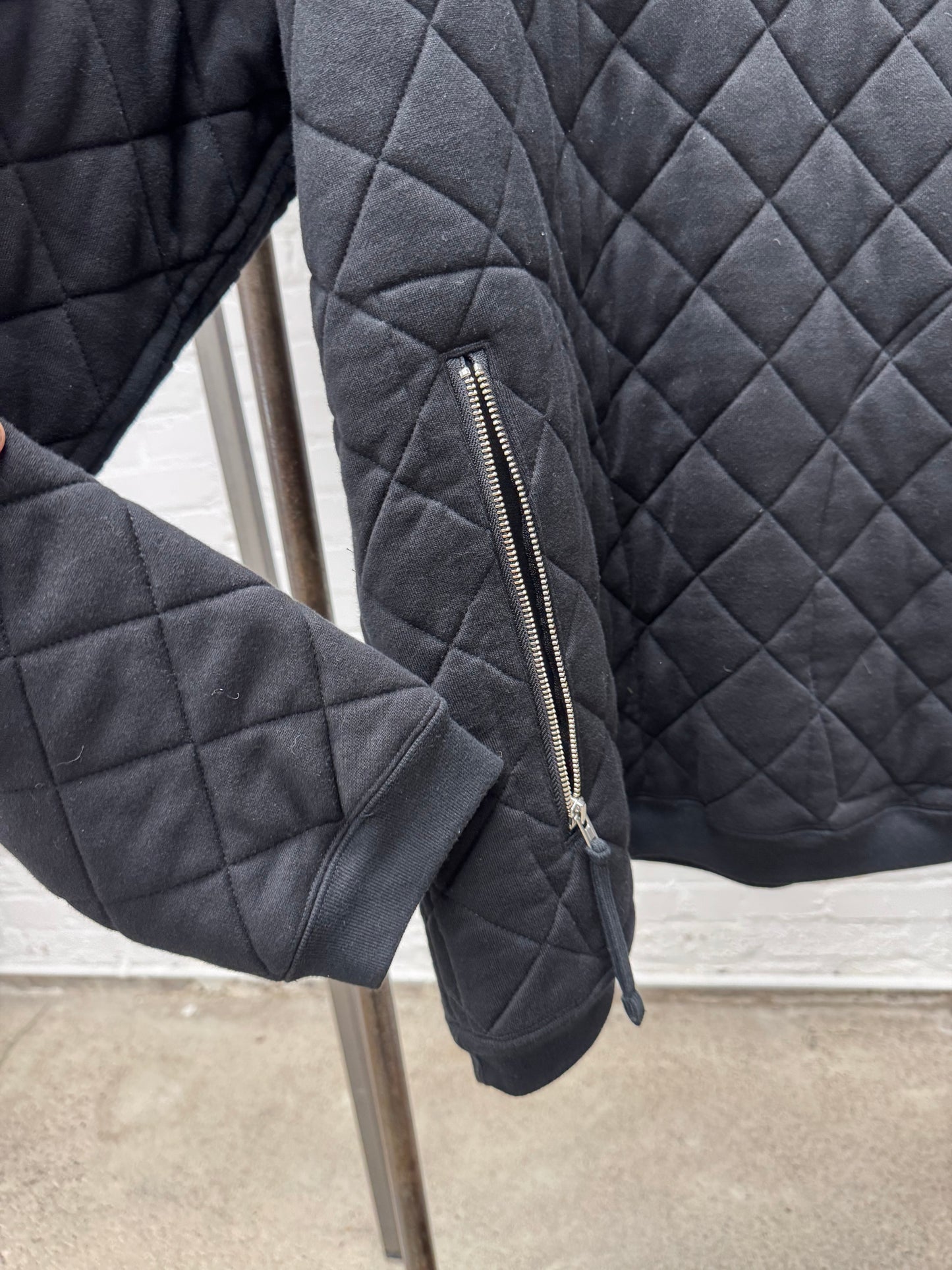Takahiro Miyashita the Soloist ‘Quilted’ Black Cotton Sweatshirt