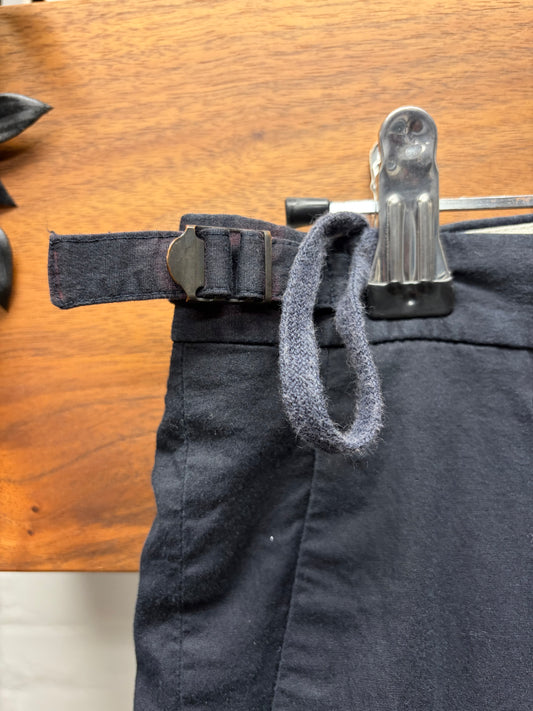Vintage Helmut Lang Light Cotton Belt Cinch Slim Cut Trousers