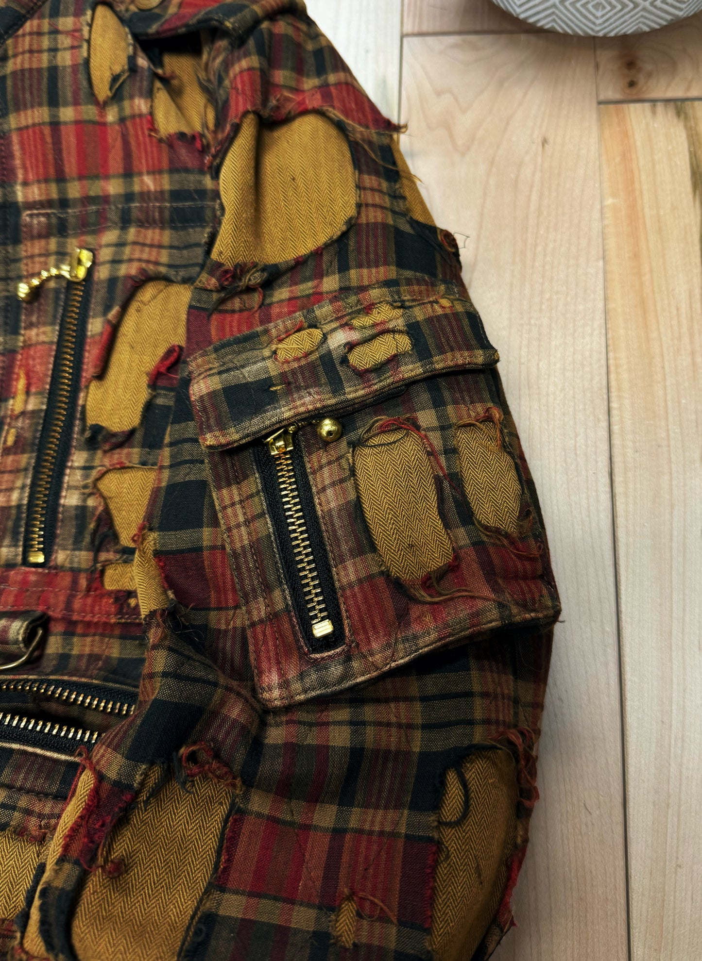 Blackmeans ‘Crust Punk’ Thrash Distressed Scab Jacket