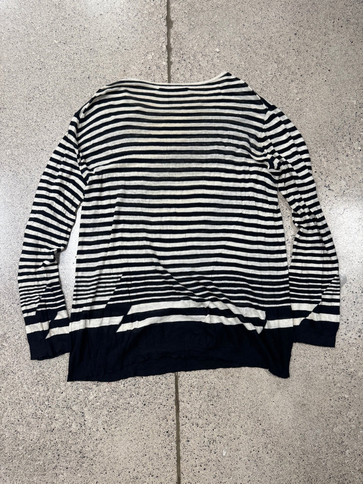 Haider Ackermann Cashmere Striped Knit Sweater