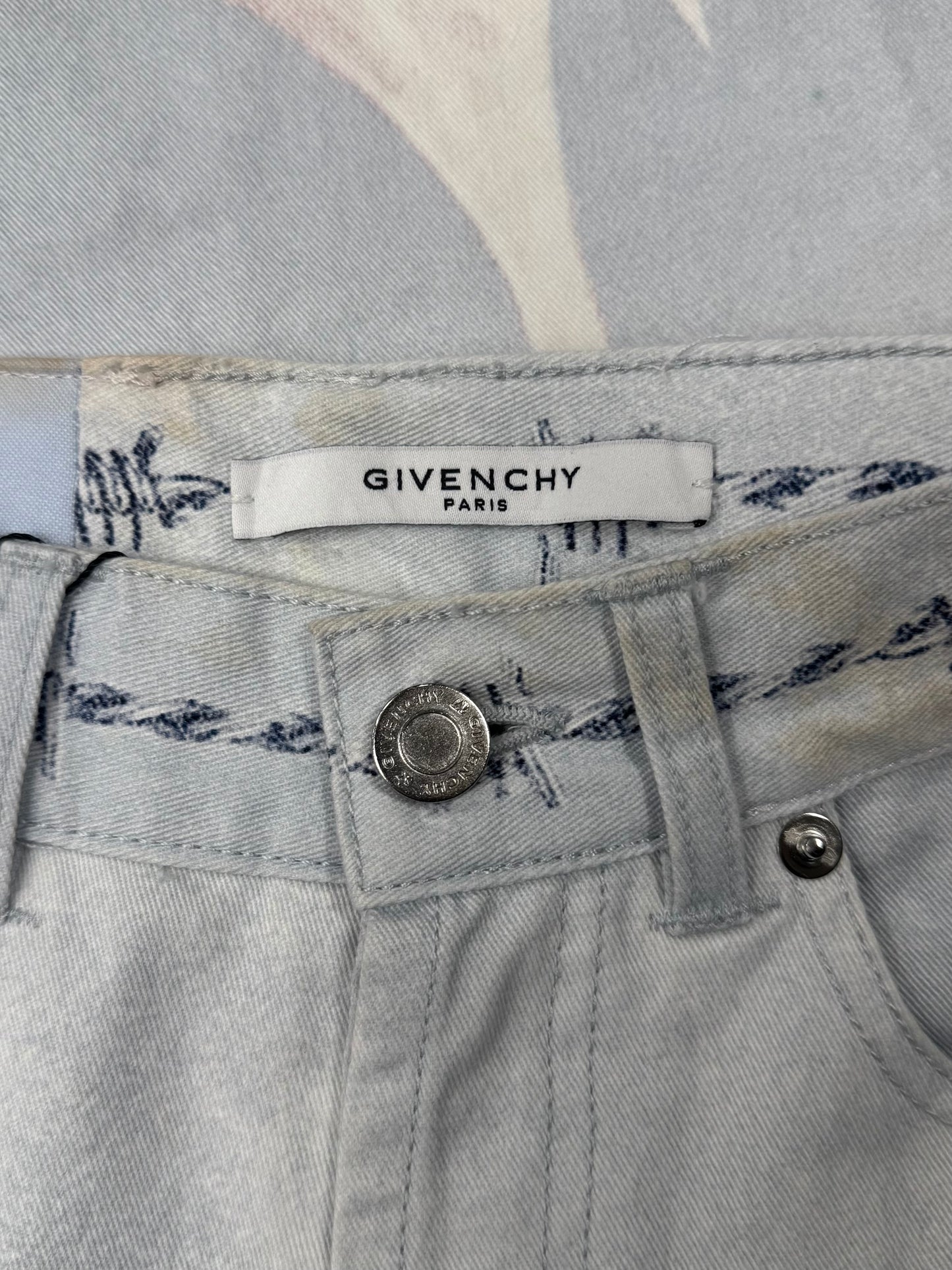 SS2016 Givenchy ‘Jesus in Thorns’ Carpenter Skinny Denim