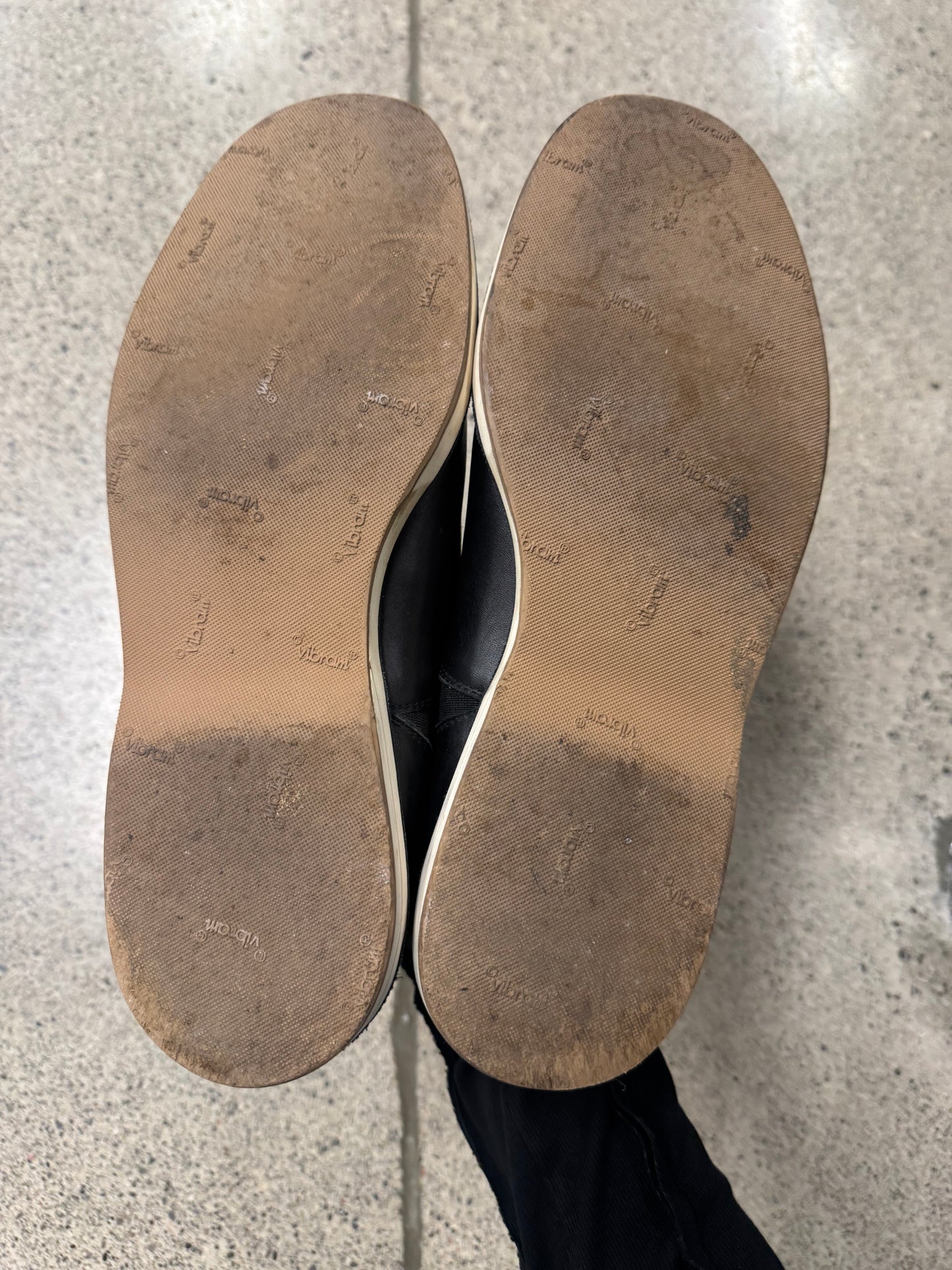 Yohji Yamamoto Leather Low Top Slippers