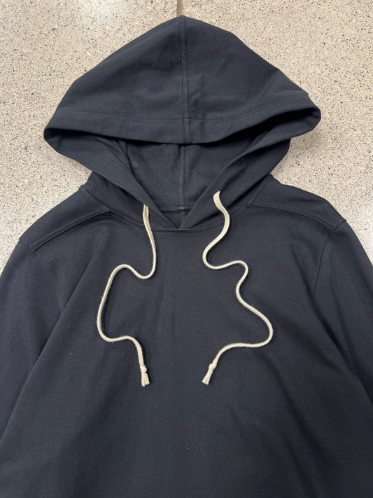 AW2021 Rick Owens ‘Gethsemane’ Black Pullover Hoodie
