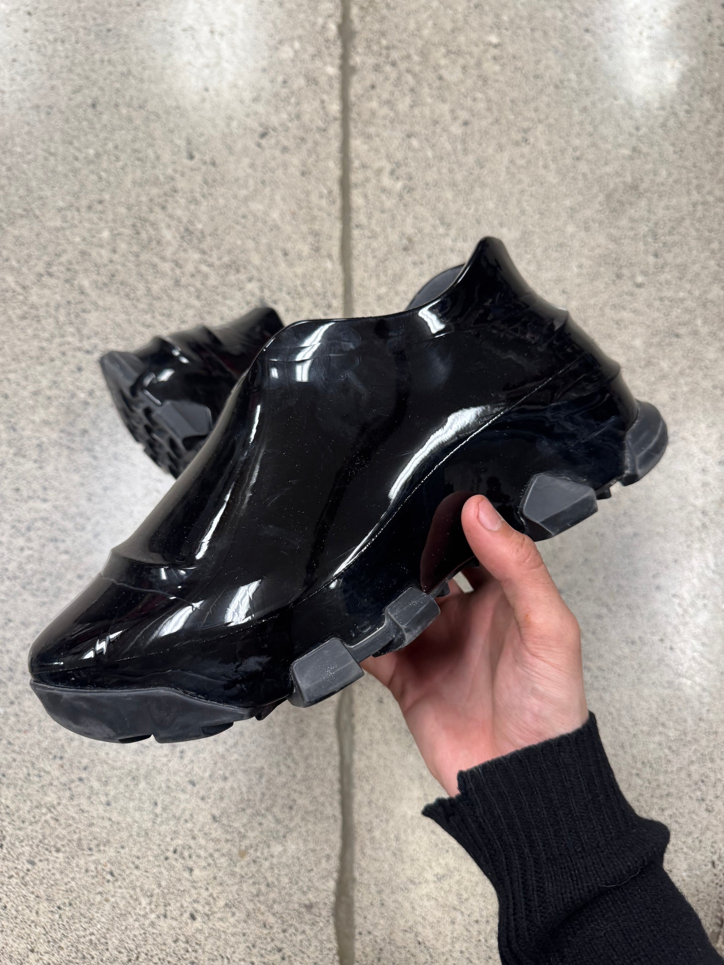 Givenchy ‘Monumental’ Mallow Molded Black Sneakers