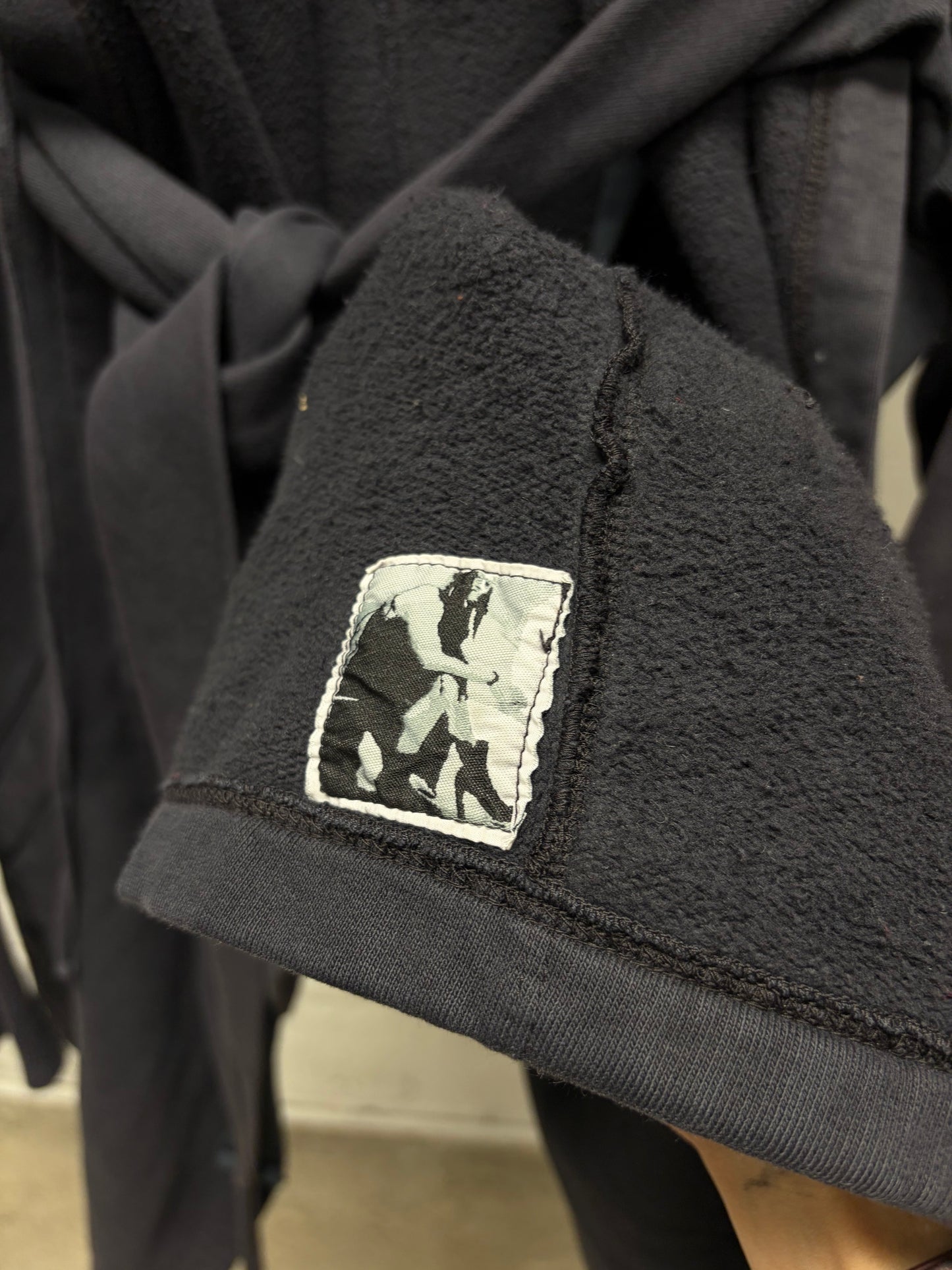 Rick Owens O&M era ‘Mountain’ Druid Plum Sun Faded Hoodie