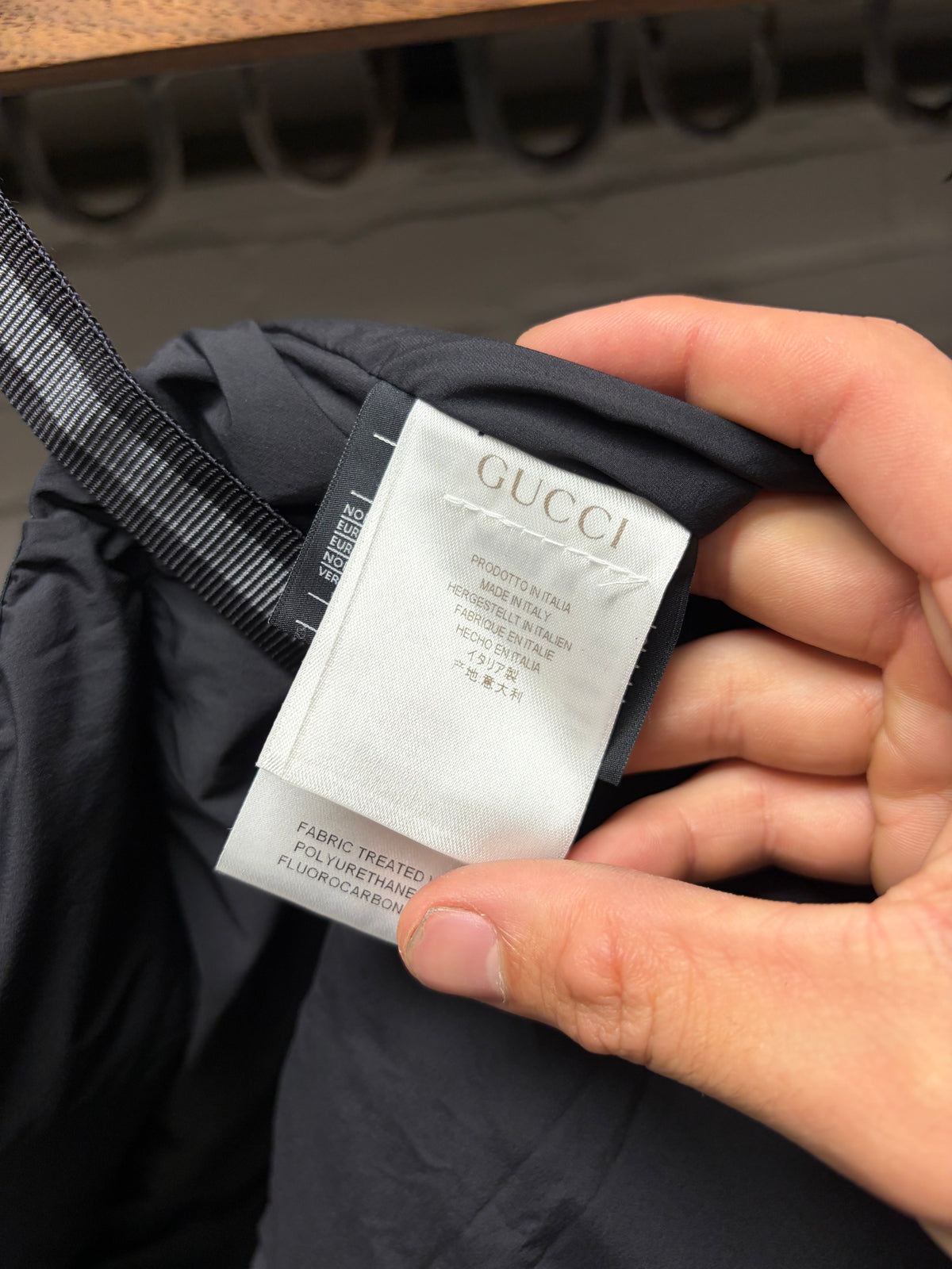 Gucci Travel Line' Black Down Fill Slim Fit Padded Puffer Vest