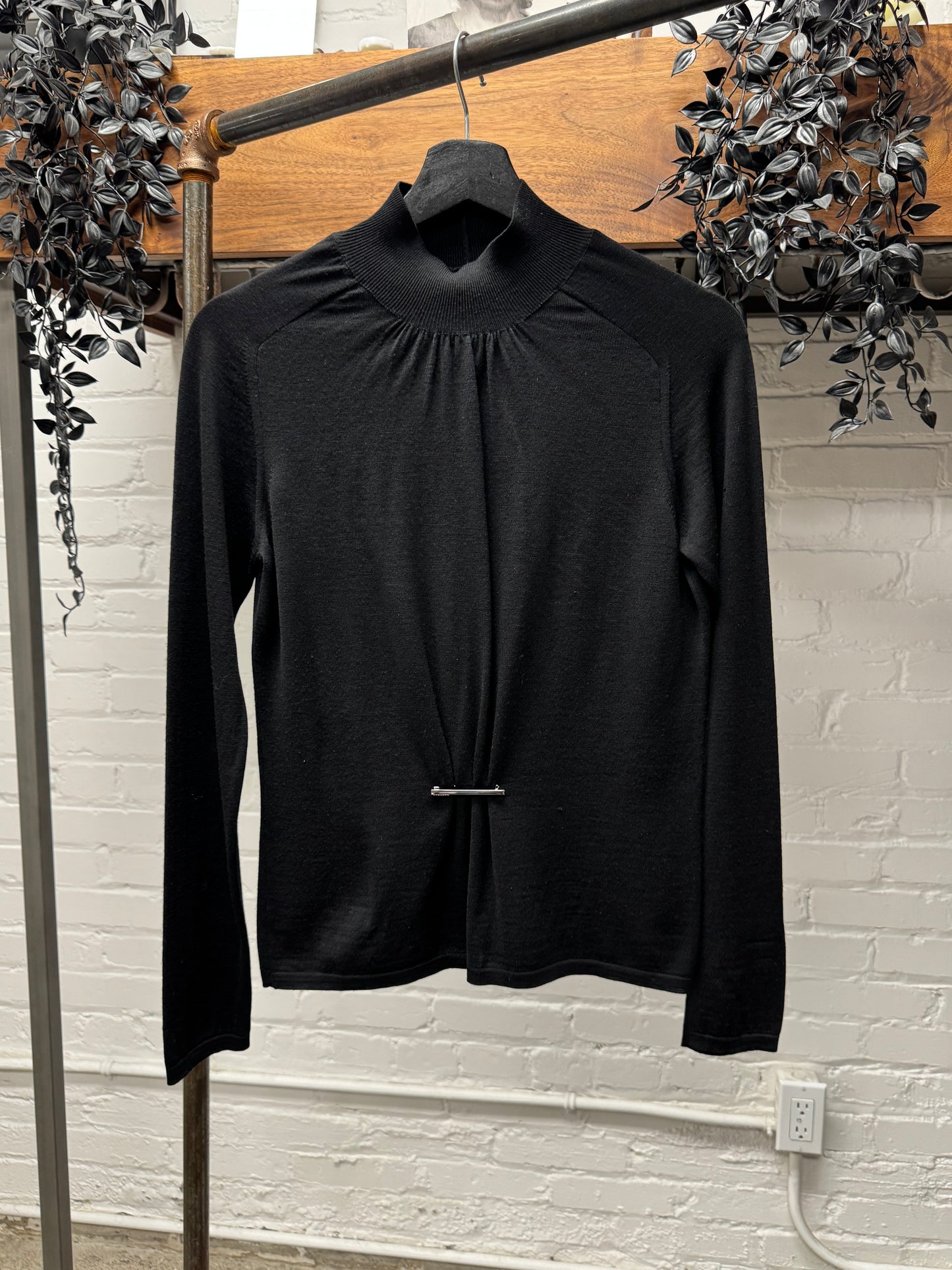 AW1999 Gucci by Tom Ford ‘Pin’ Black Cashmere Sweater