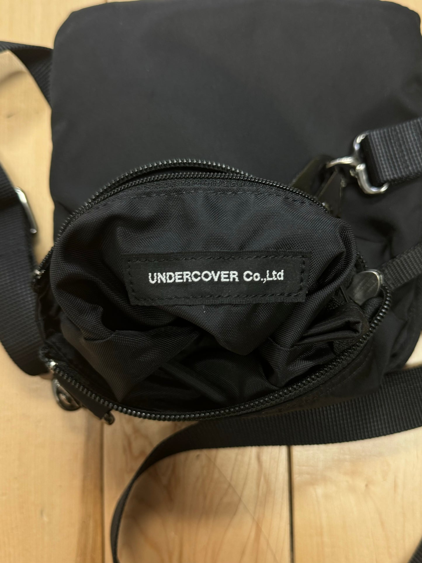 Undercover ‘New Day’ Black Crossbody Messenger Bag
