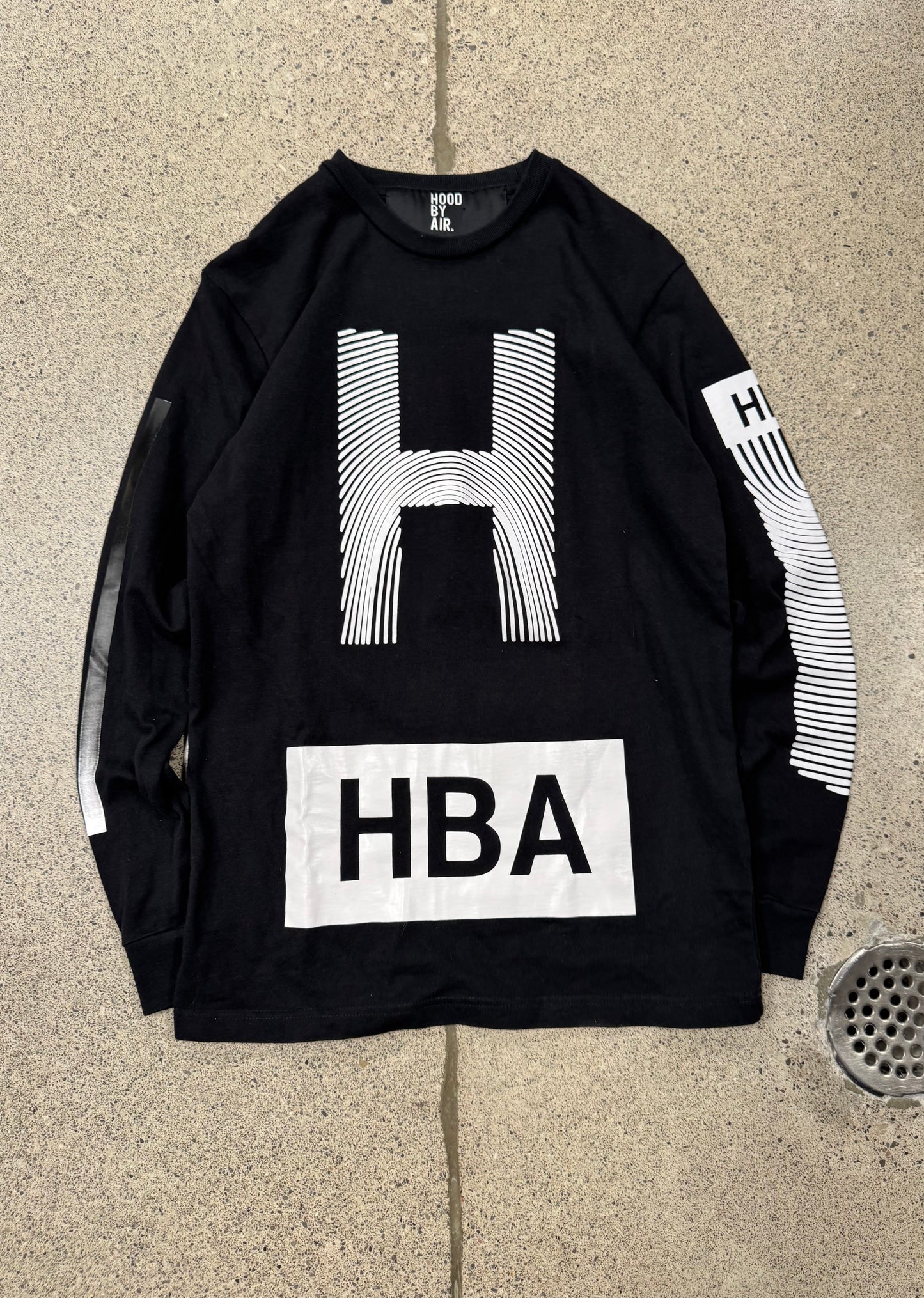 Hood by Air Fingerprint Long Sleeve Shirt