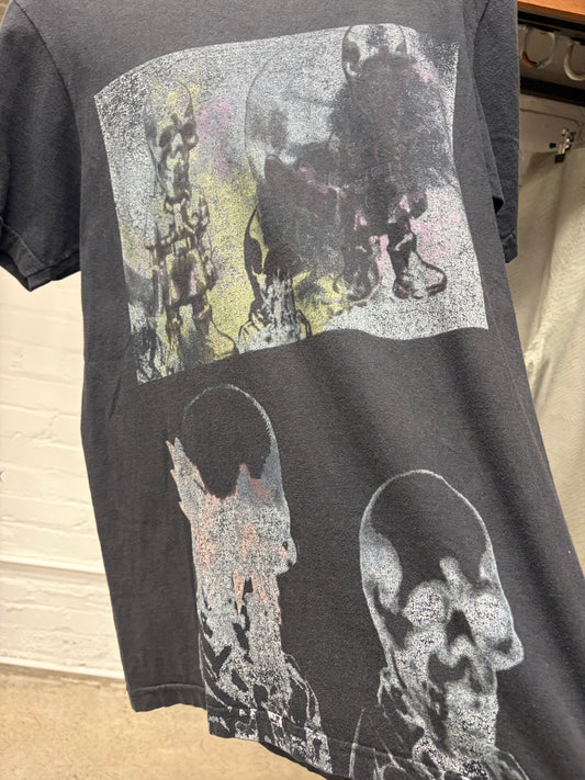 Chrome Hearts x Foti ‘Skull Heads’ Portrait Graphic T-Shirt