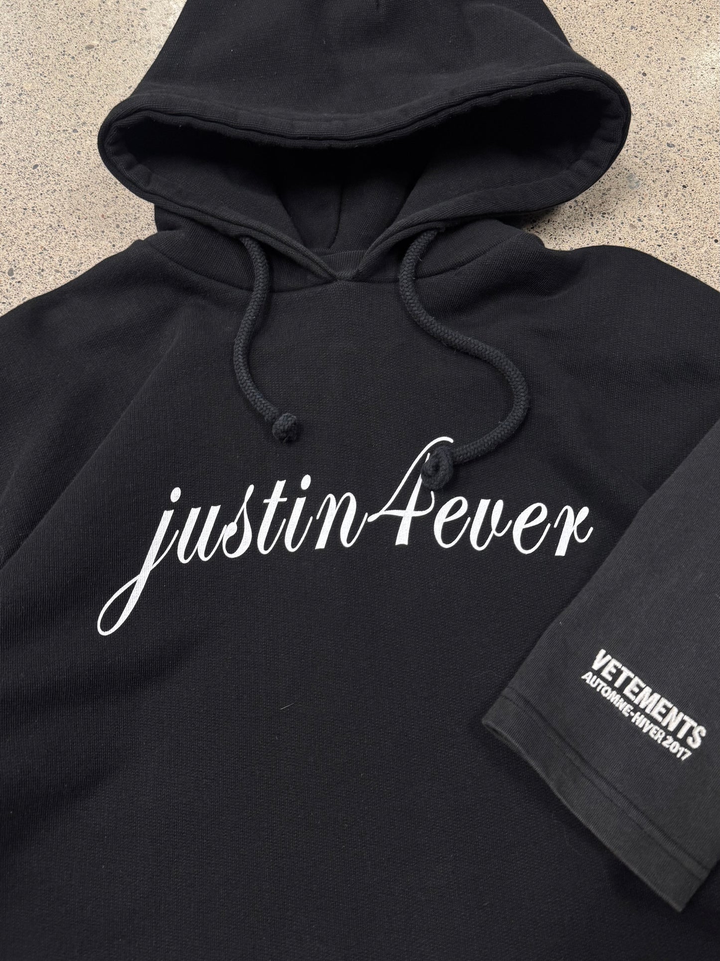 AW2017 Vetements ‘11 Inch Gun Club’ Layered Hoodie