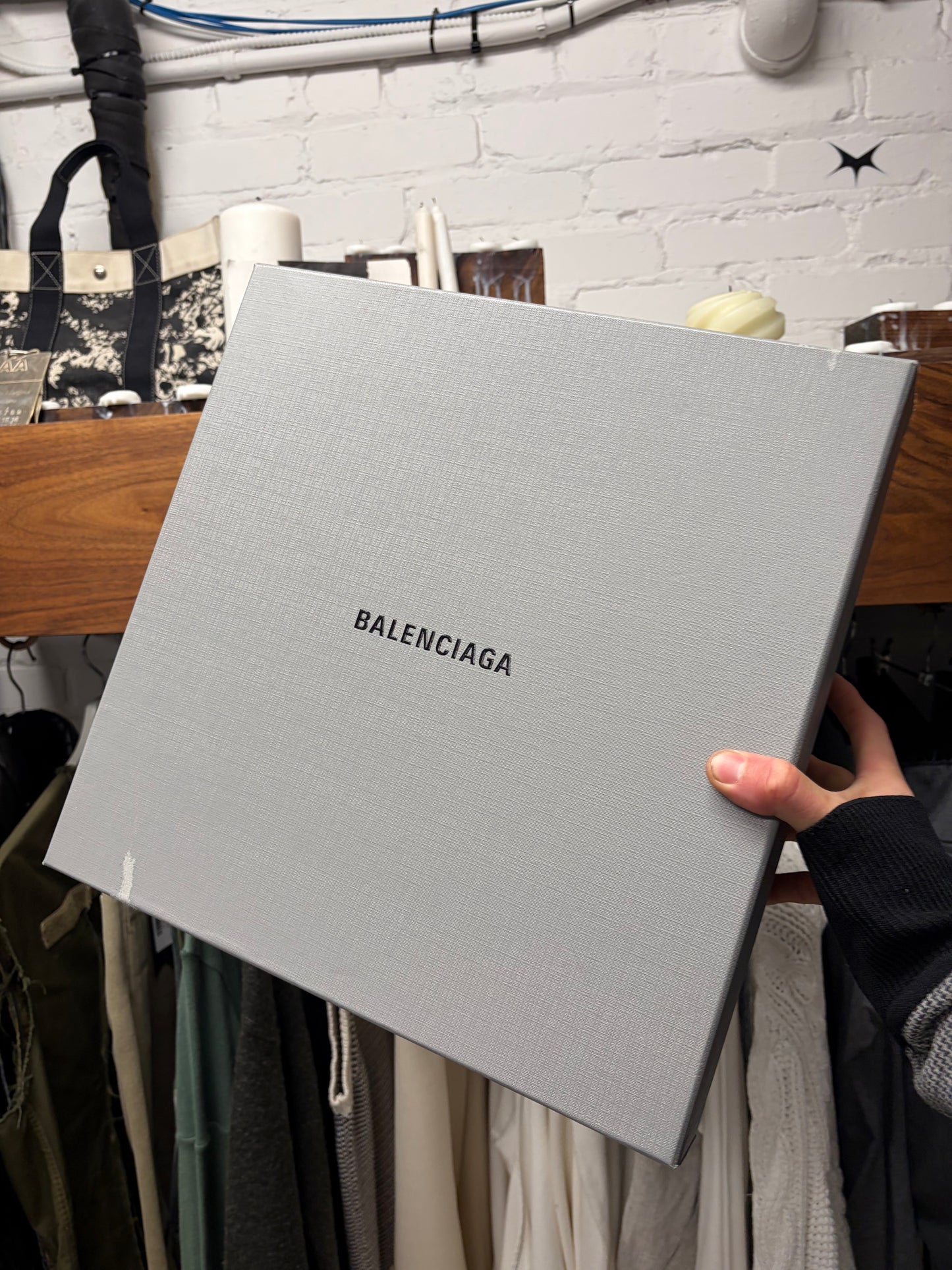 Balenciaga ‘Bulldozer’ Black Platform Sole Leather Combat Boots