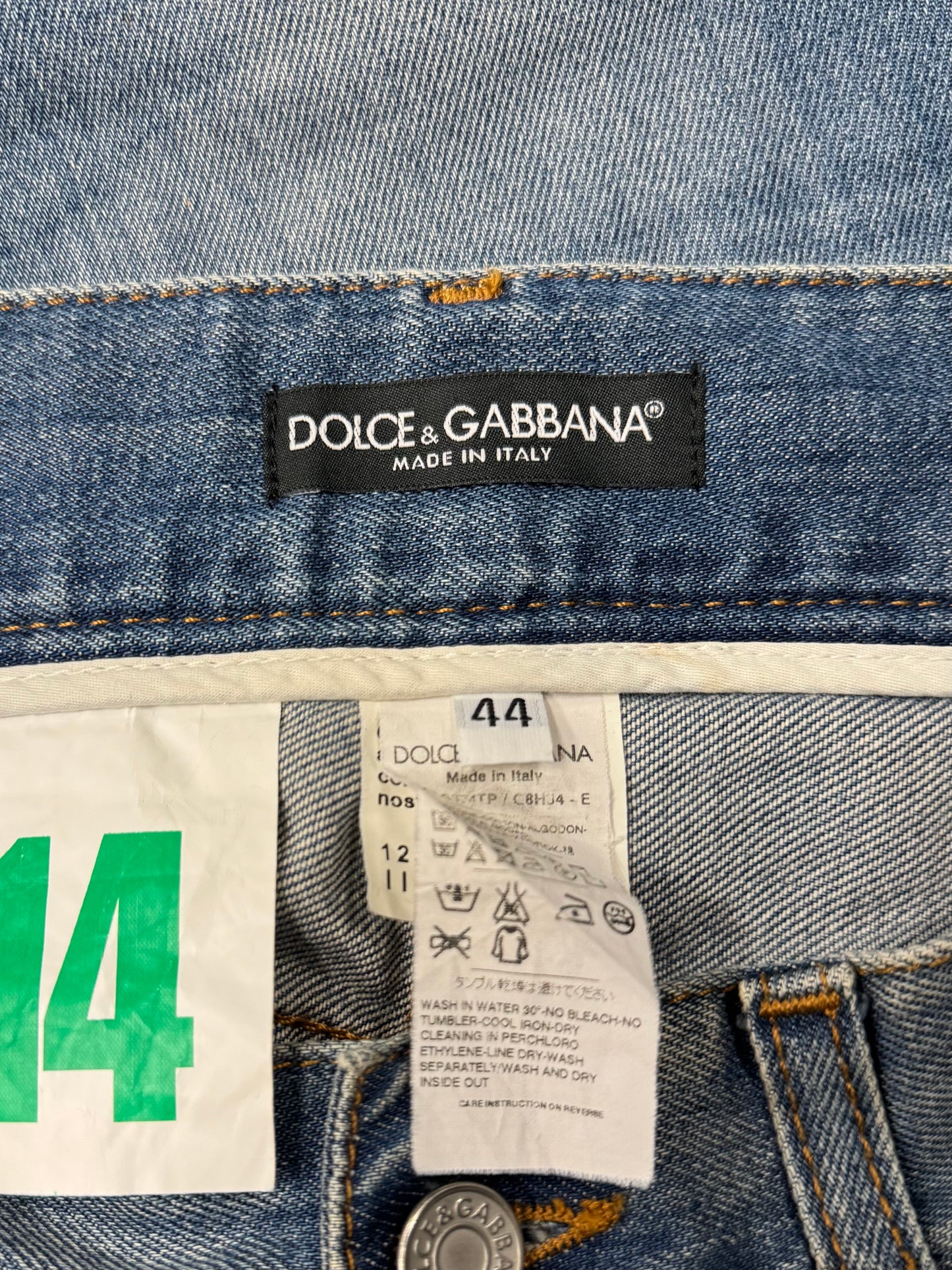 2000s Dolce & Gabbana Mainline ‘Washed Blue’ Bootcut Denim