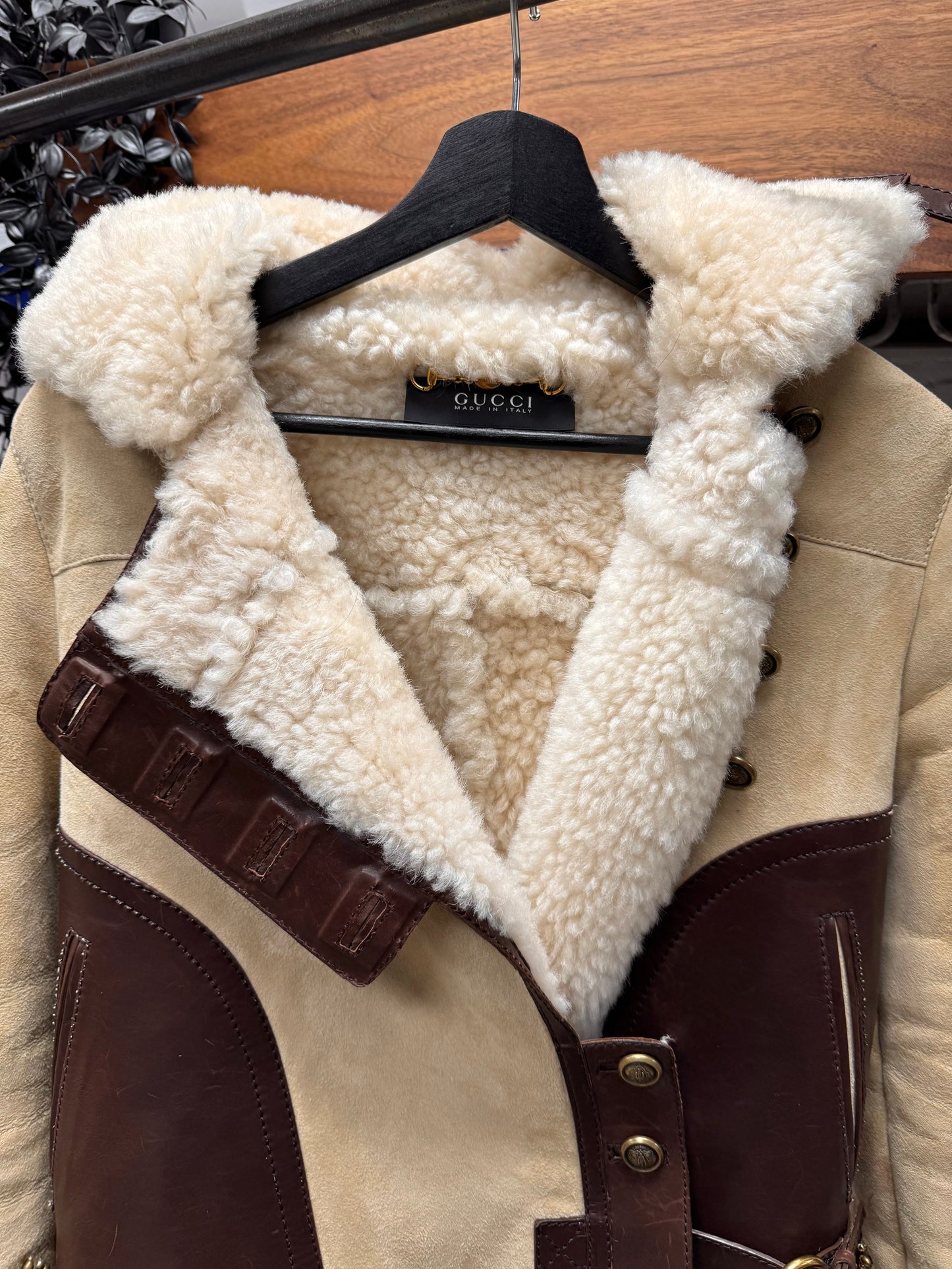 AW2008 Gucci by Frida Giannini Shearling ‘Aviator’ Jacket
