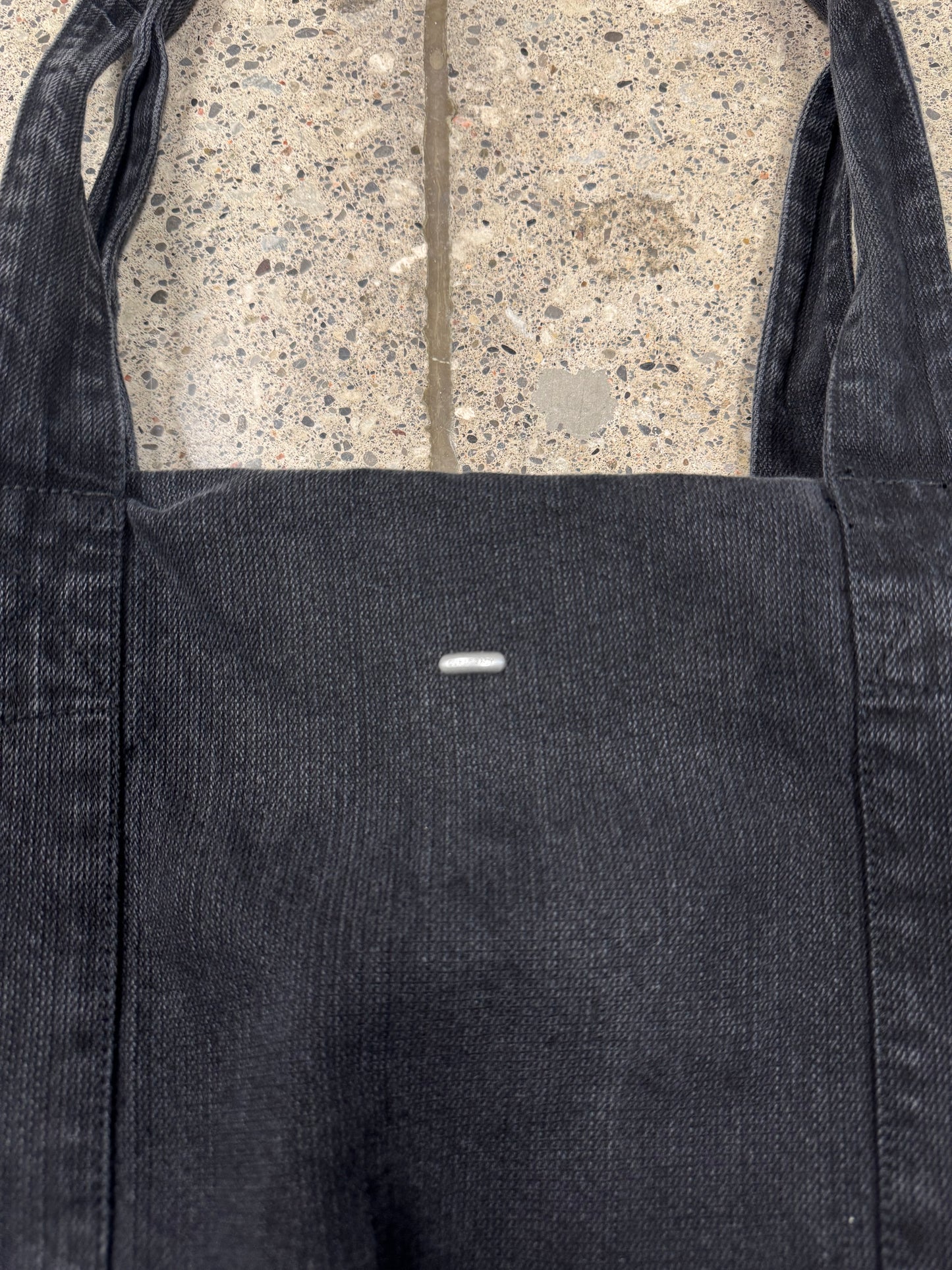 Our Legacy ‘Aviation’ Faded Black Denim Tote Bag