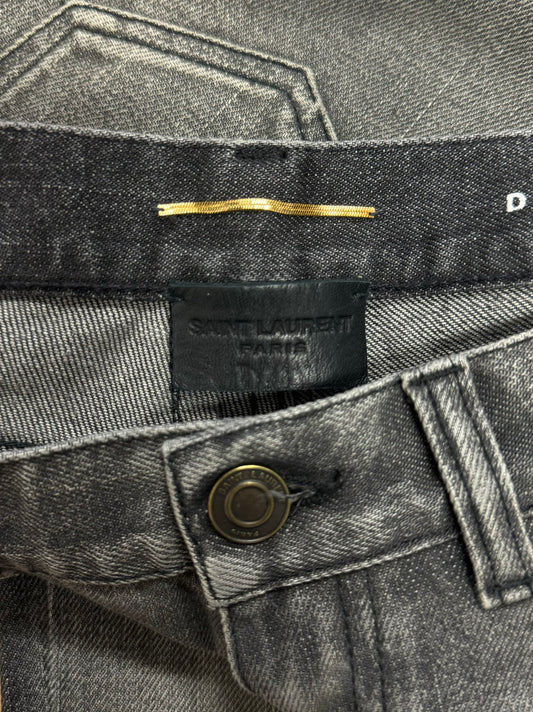 Saint Laurent D01 Grey Skinny Jeans