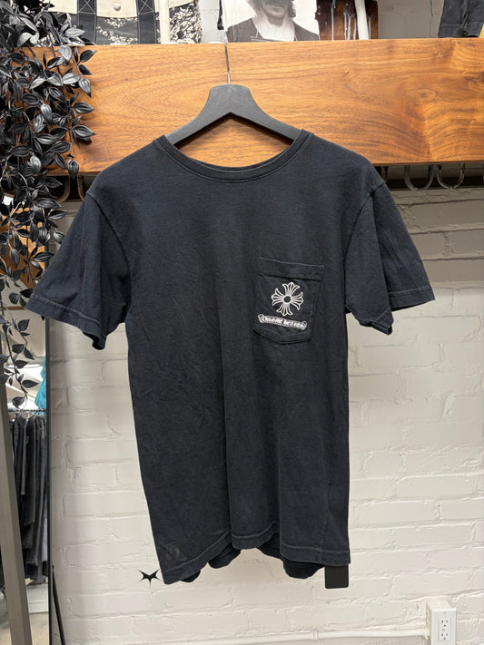 Chrome Hearts ‘Dagger Vine/Scroll Logo’ Black Graphic T-Shirt