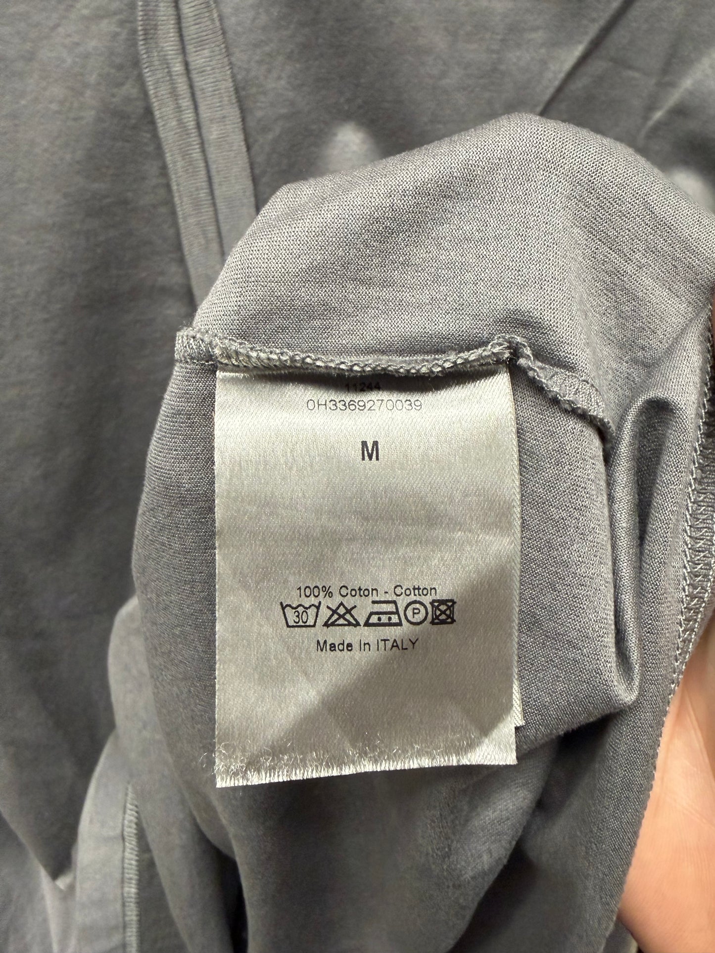 AW2003 Dior by Hedi Slimane ‘Luster’ Grey Semi Gloss Long Sleeve Shirt