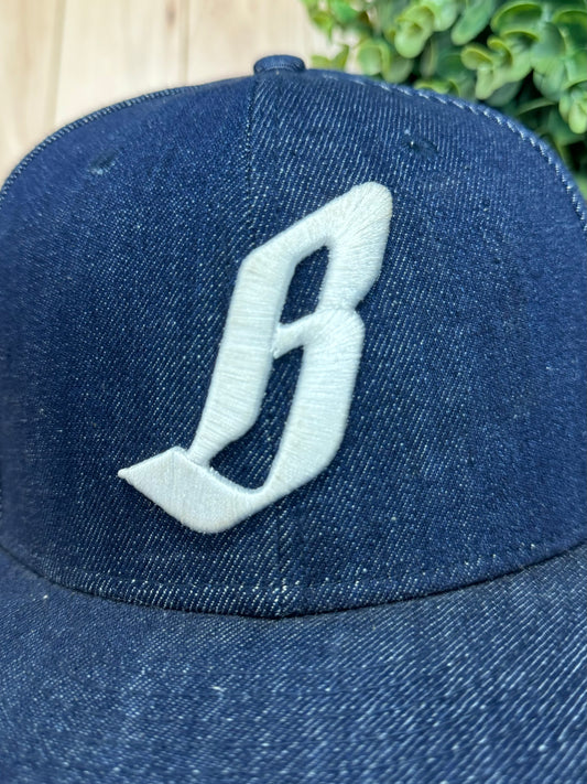 2000s Billionaire Boys Club x New Era Denim Fitted Hat