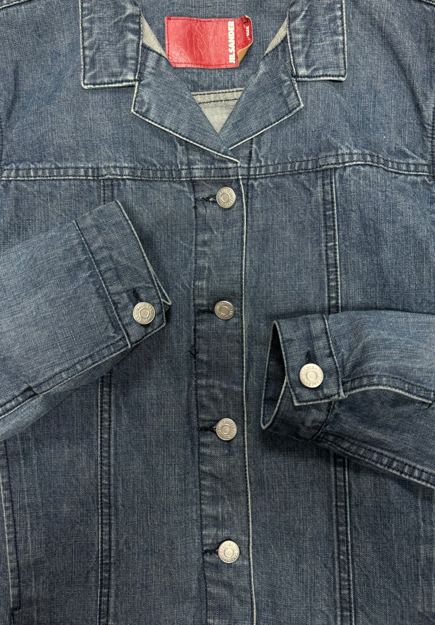 Jil Sander Western Collar Denim Jacket