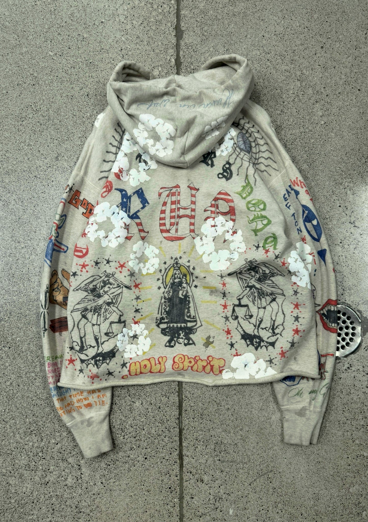 Saint Michael x Denim Tears ‘Dr. Woo’ Tattoo Graphic Hoodie
