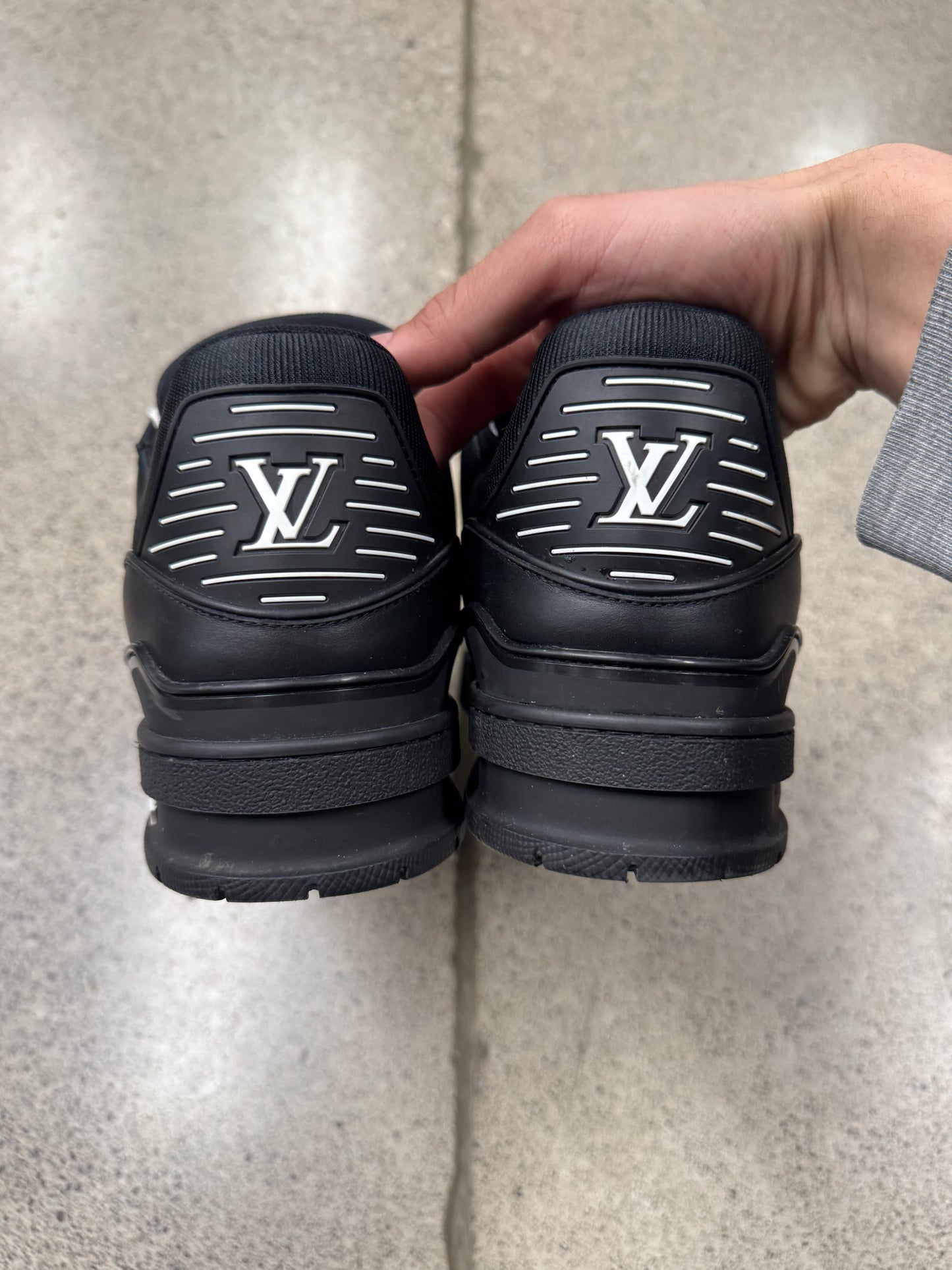 Louis Vuitton ‘Embossed Monogram’ Leather LV Trainers