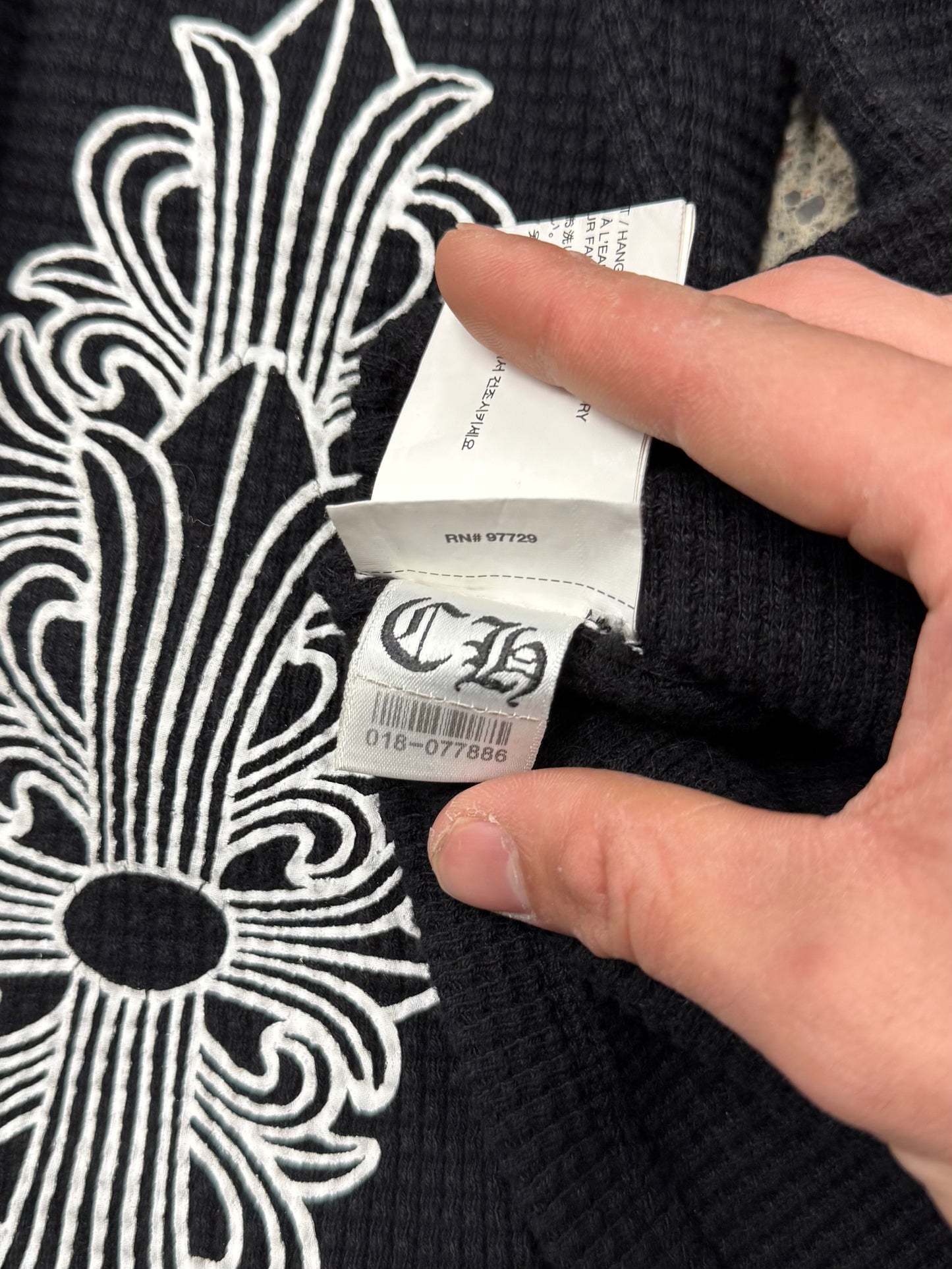 Chrome Hearts Thermal Long Sleeve Shirt