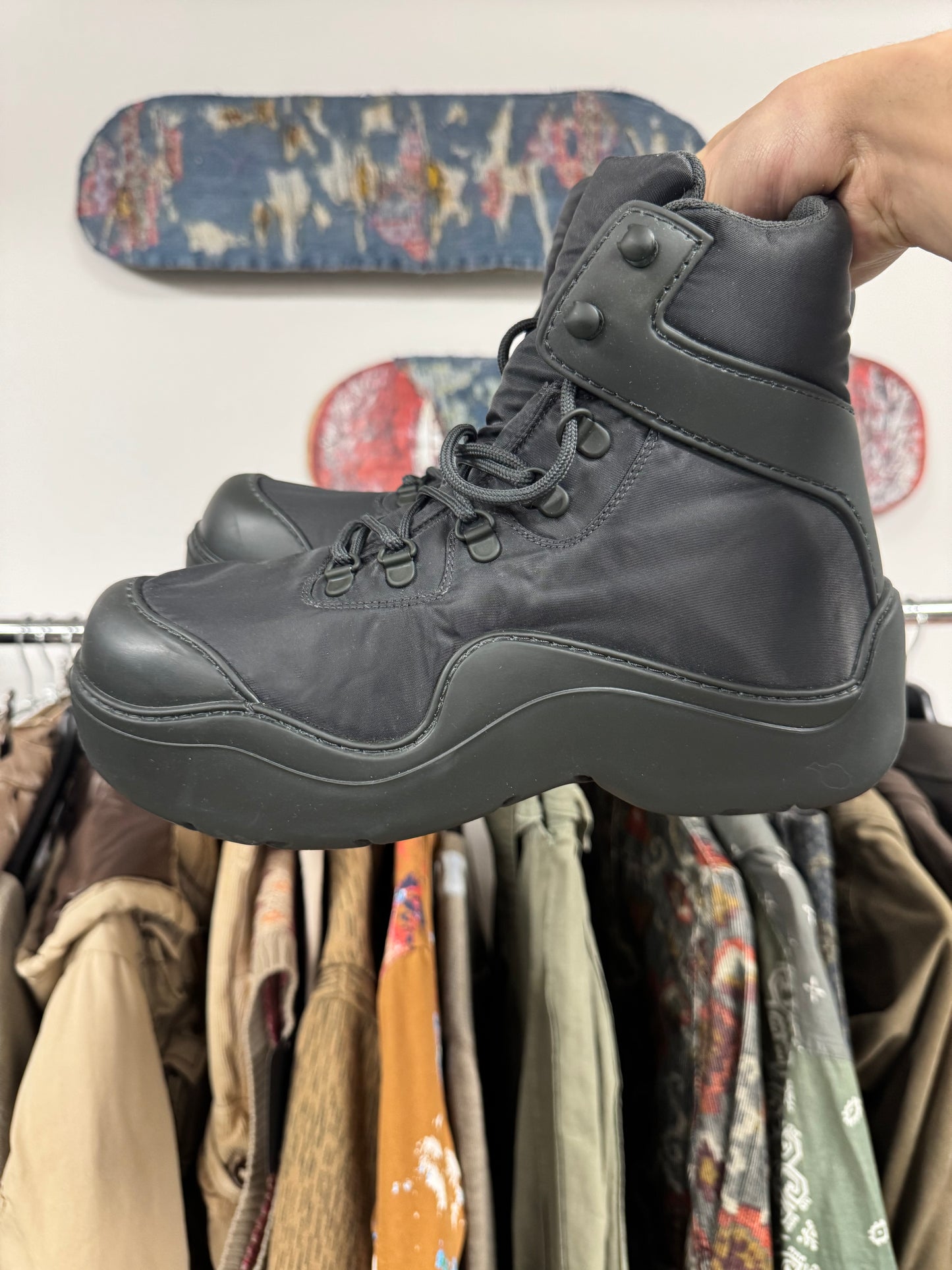 Bottega Veneta ‘Puddle’ Bomber Hiking Boots