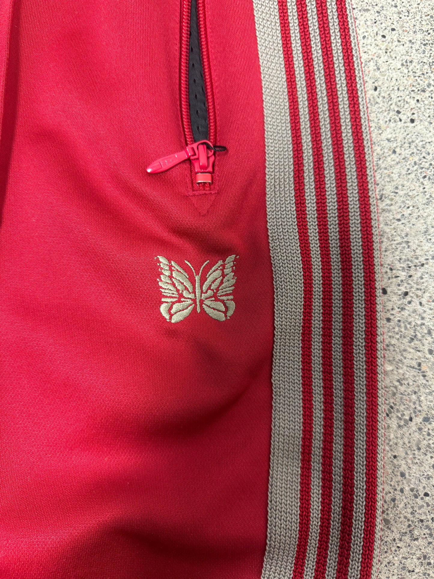 Needles Red/Gold Straight Leg Track Pants