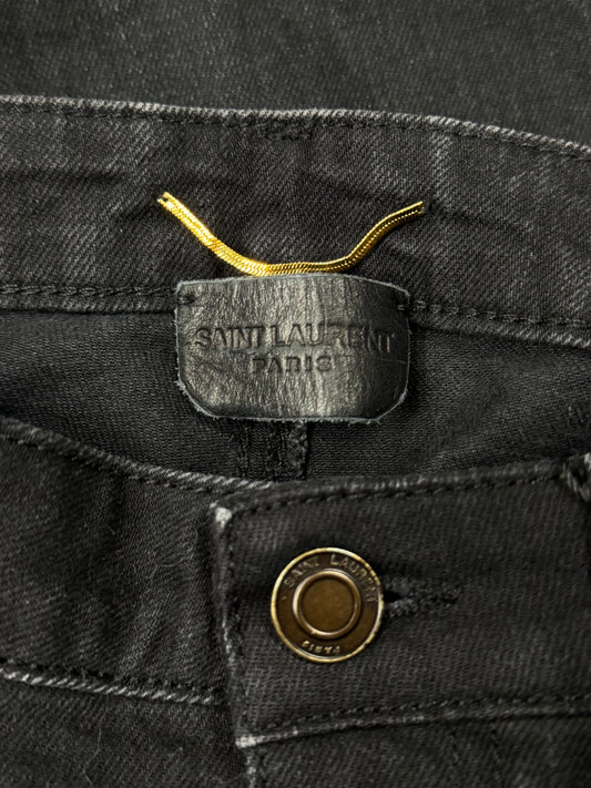 2018 Saint Laurent ‘D05’ Black Skinny Jeans