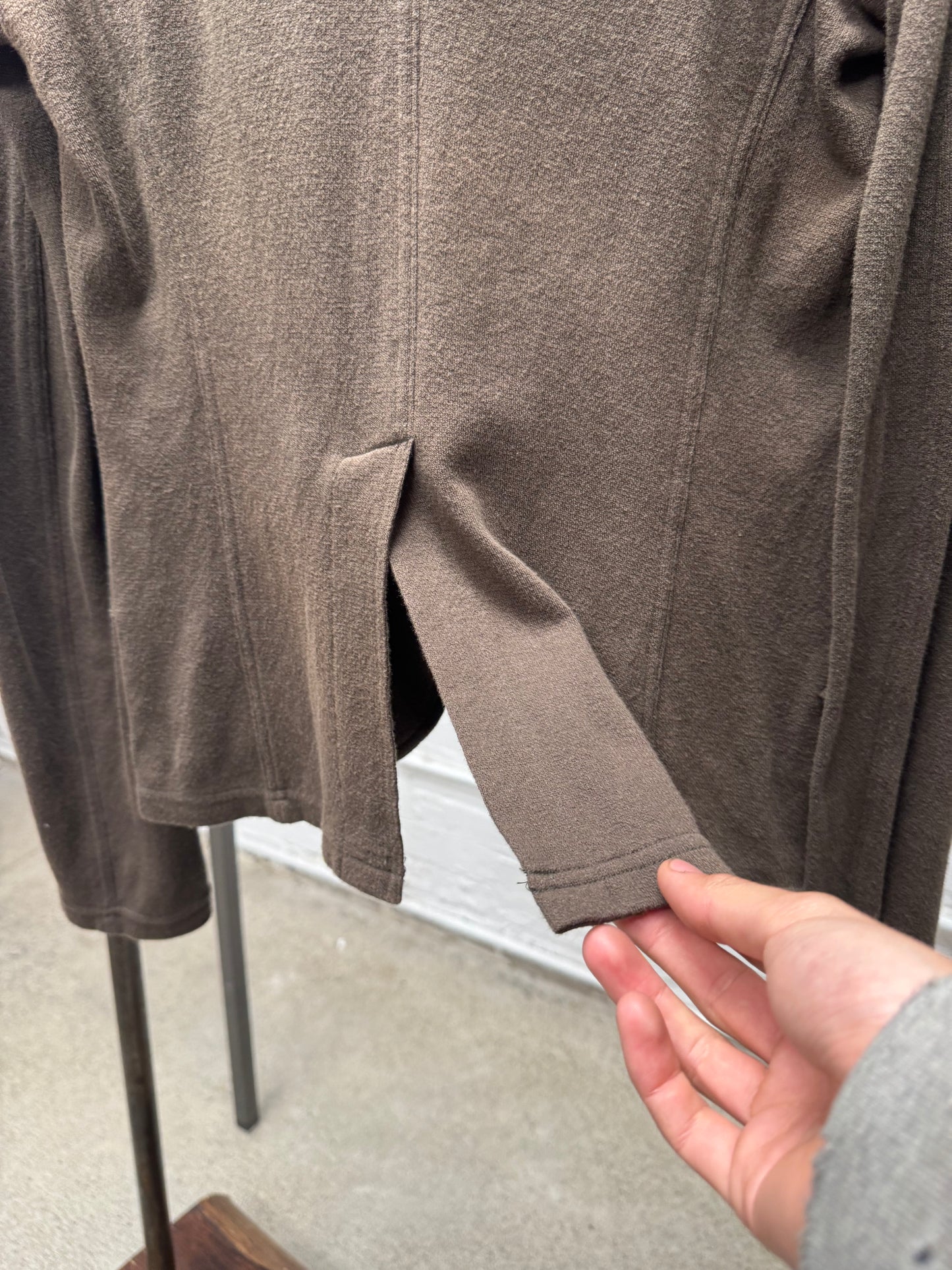 Yohji Yamamoto Y’s Brown Cotton Relaxed Blazer