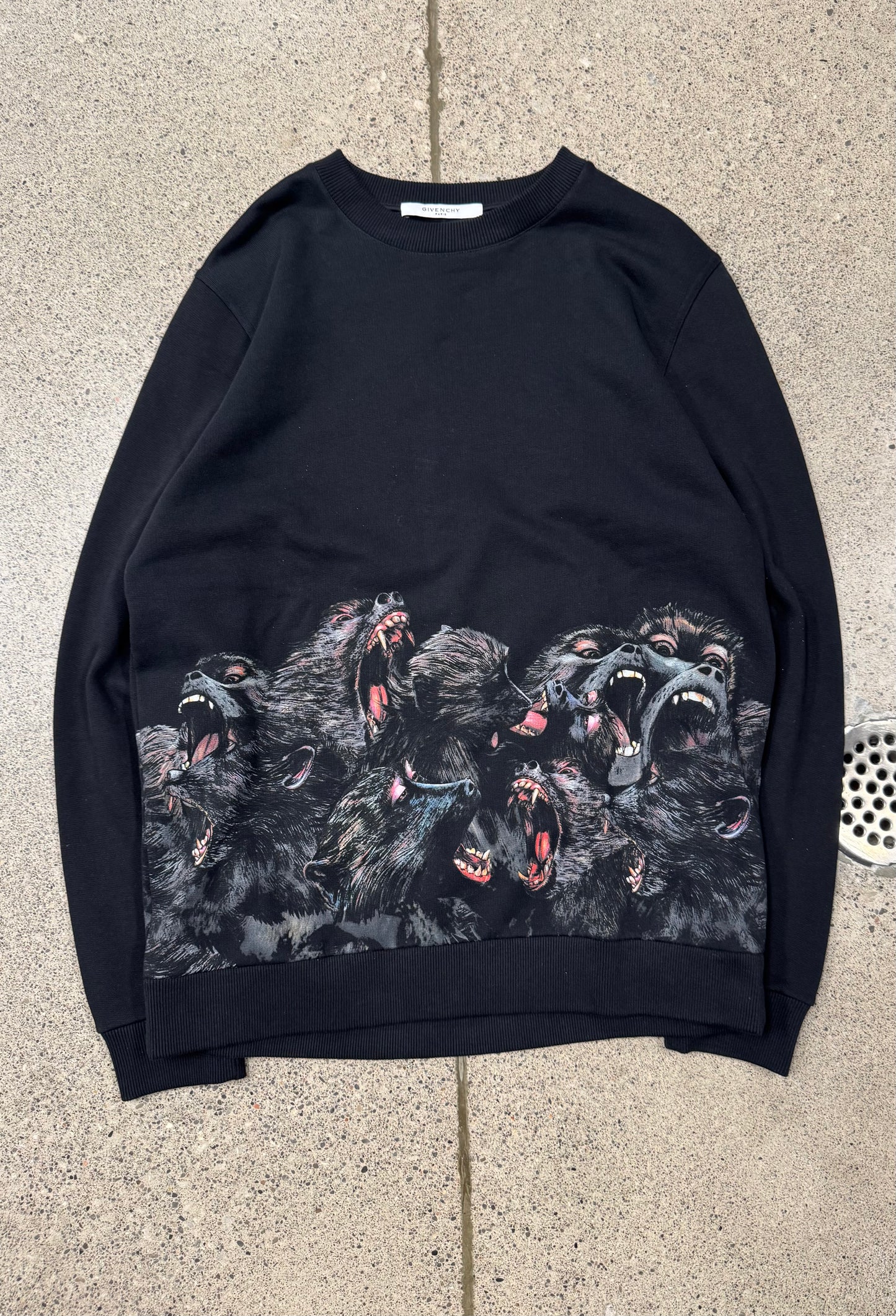 AW2016 Givenchy by Ricardo Tisci ‘Screaming Monkeys’ Sweatshirt