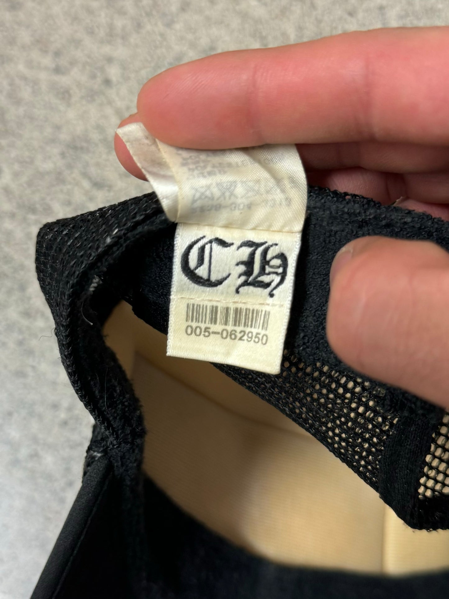 Chrome Hearts CH Logo Mesh Trucker Hat