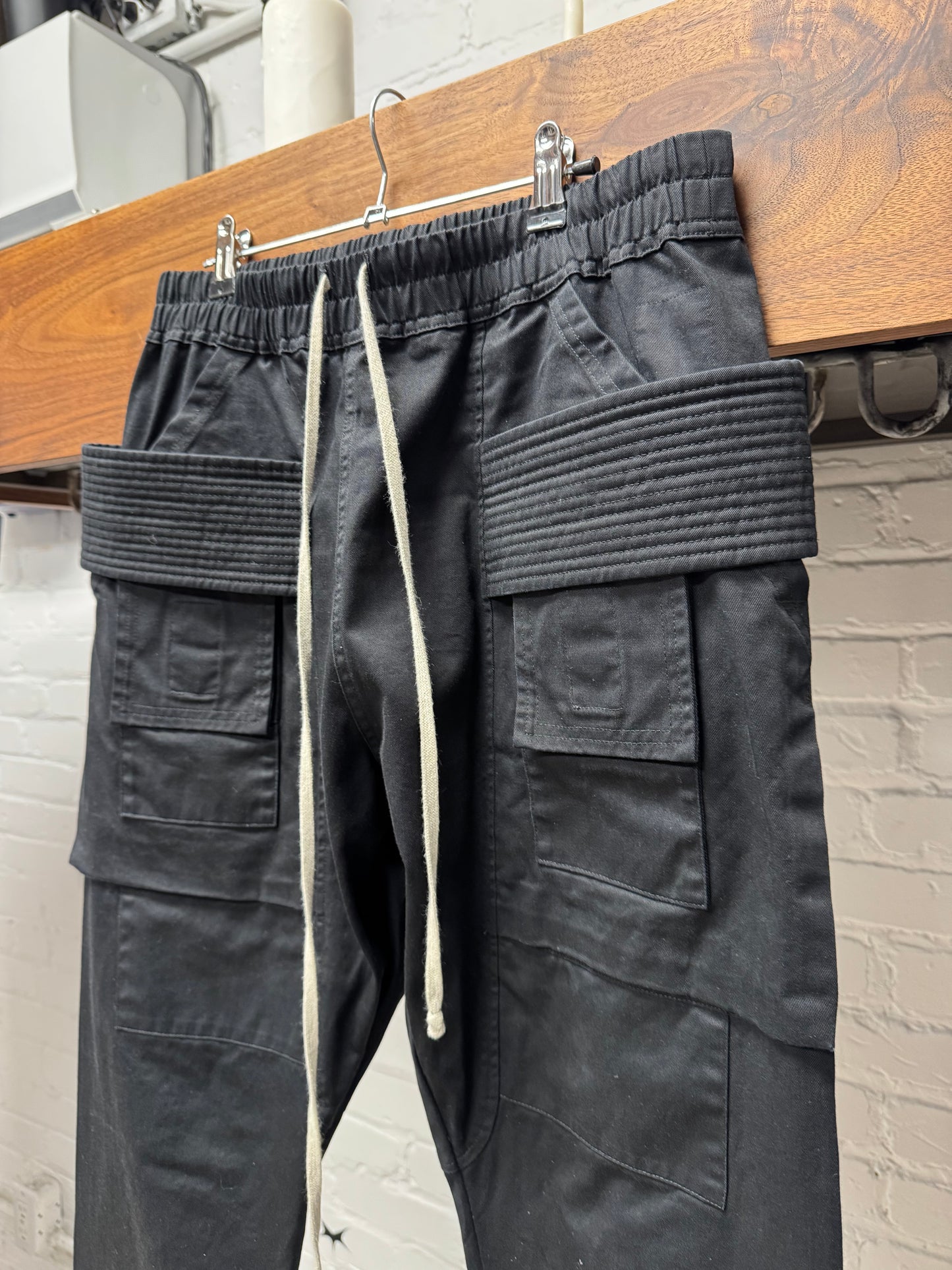 Rick Owens DRKSHDW Black ‘Creatch’ Cargo Pants