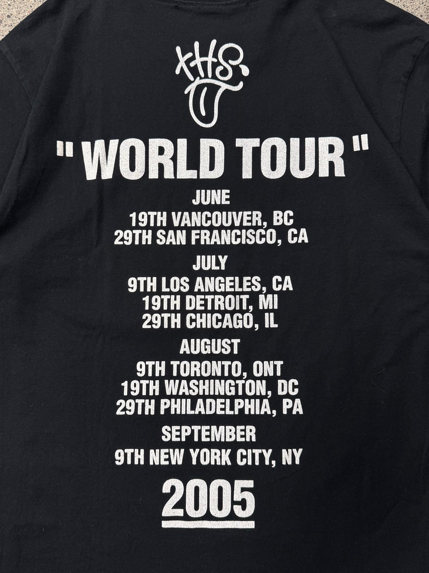 AW2005 Number (N)ine ‘The High Streets’ Graphic T-Shirt